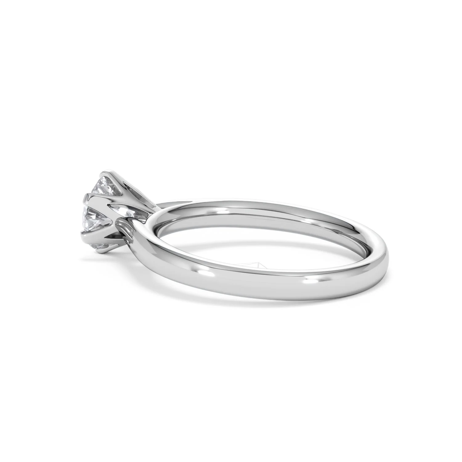 1 Carat Diamond Engagement Ring High Set Chloe Lab F/VS1 Platinum - Image 62