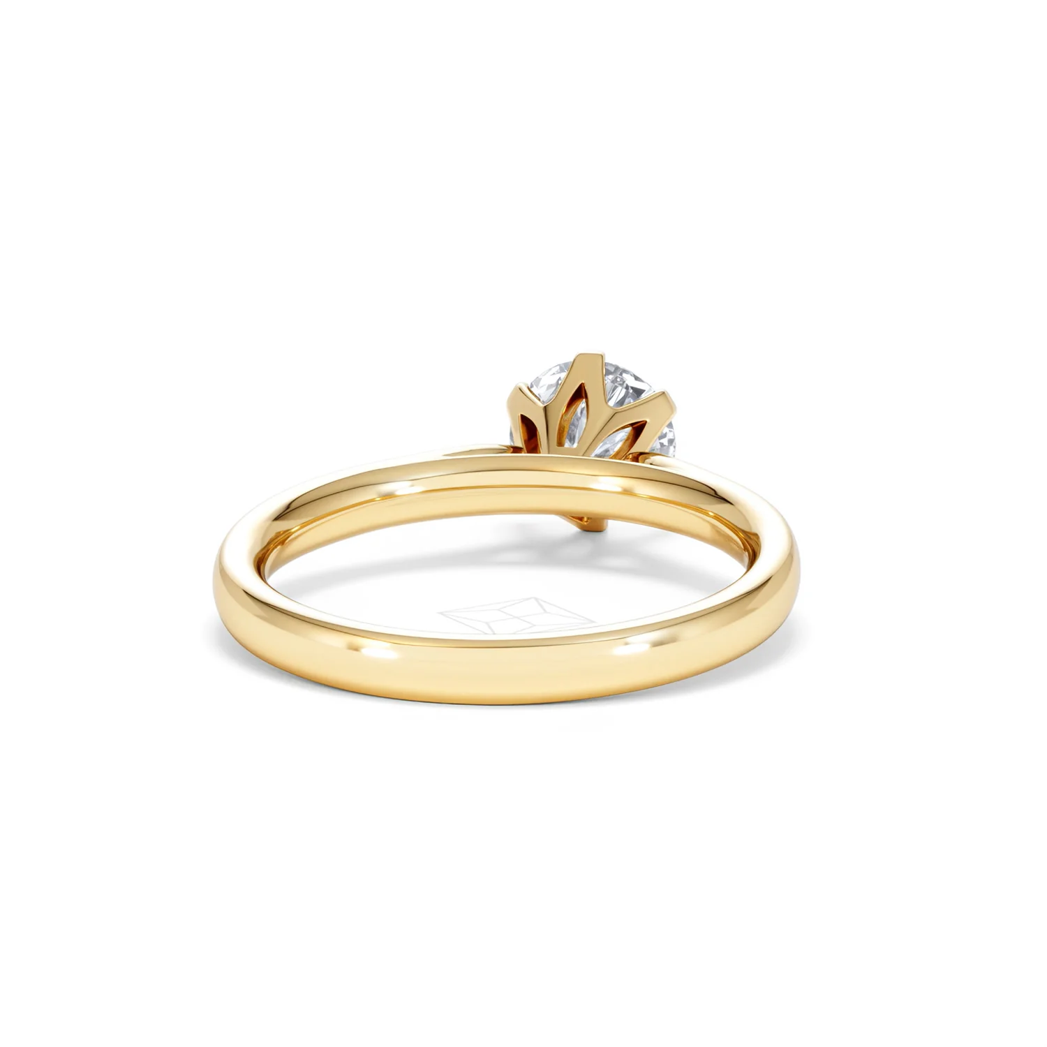 1 Carat Diamond Engagement Ring High Set Chloe Lab FVS1 18K Gold - Image 45