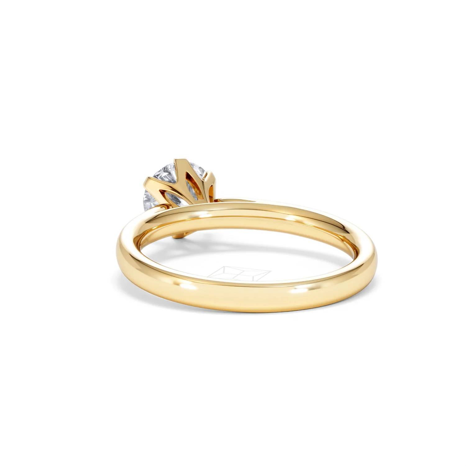 1 Carat Diamond Engagement Ring High Set Chloe Lab FVS1 18K Gold - Image 53