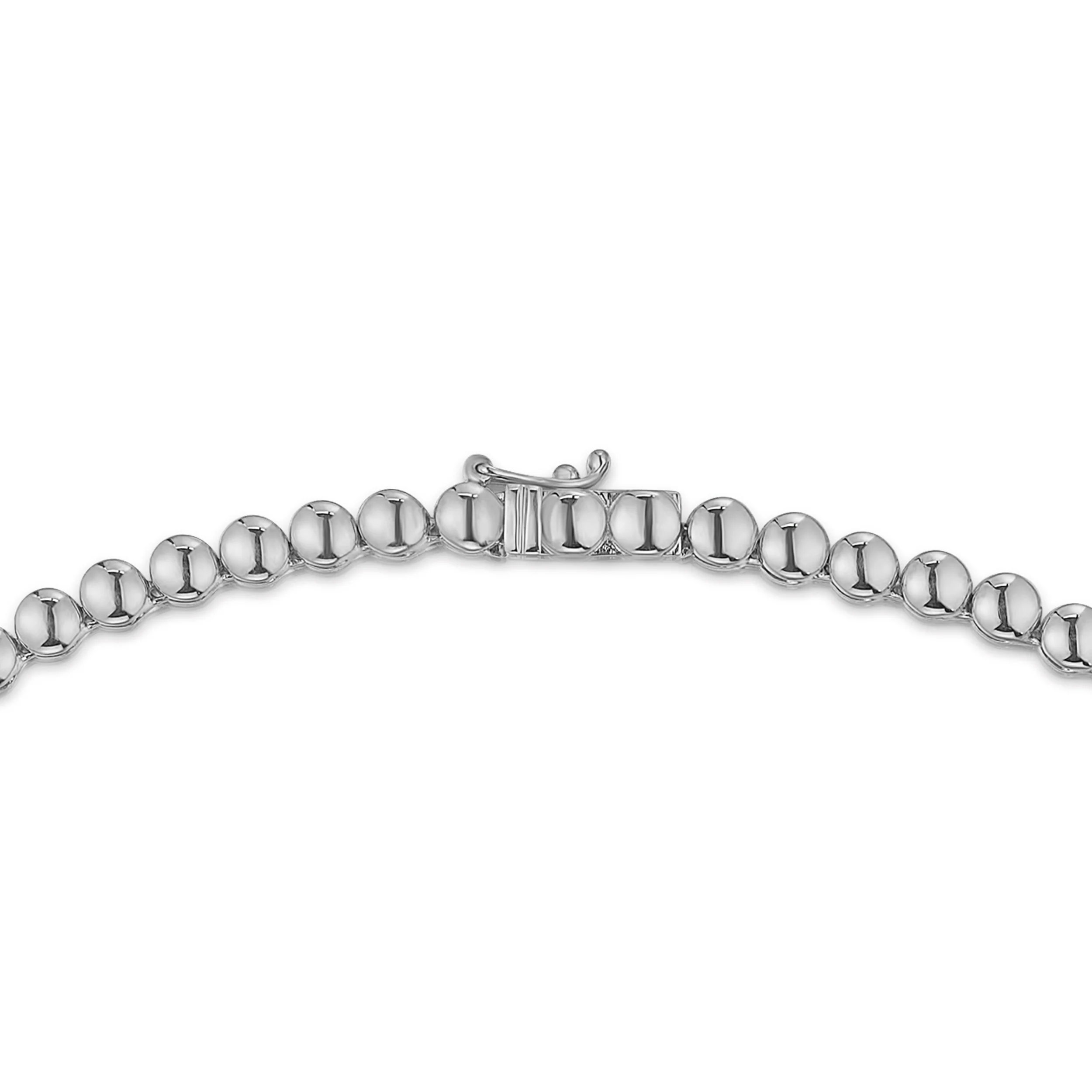 15.00ct Lab Diamond Tennis Necklace 3/4 Set in 9K White Gold G/VS - Image 5