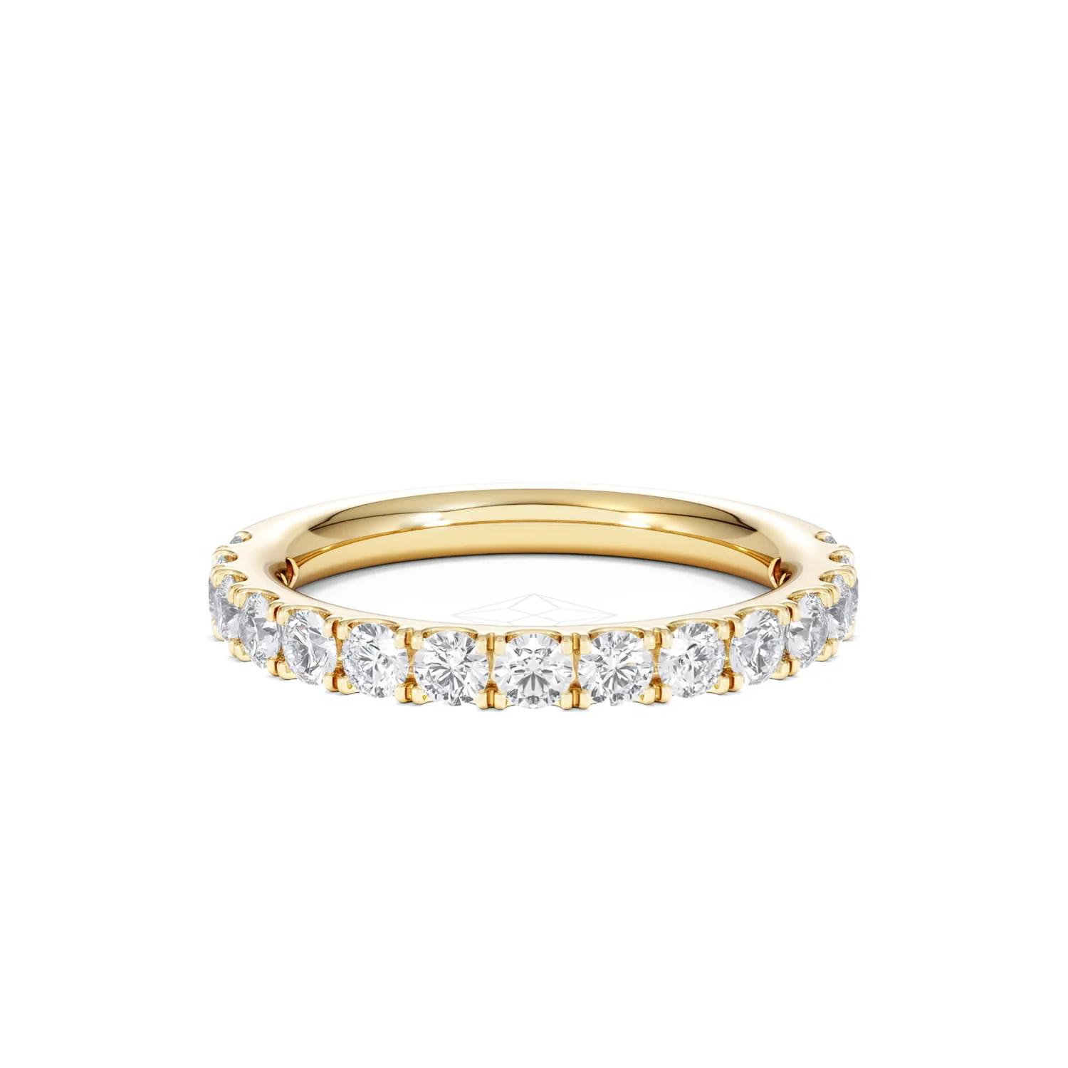 15 Stone Chloe 18K Gold Diamond Eternity Ring 1.00ct H/Si - Image 8