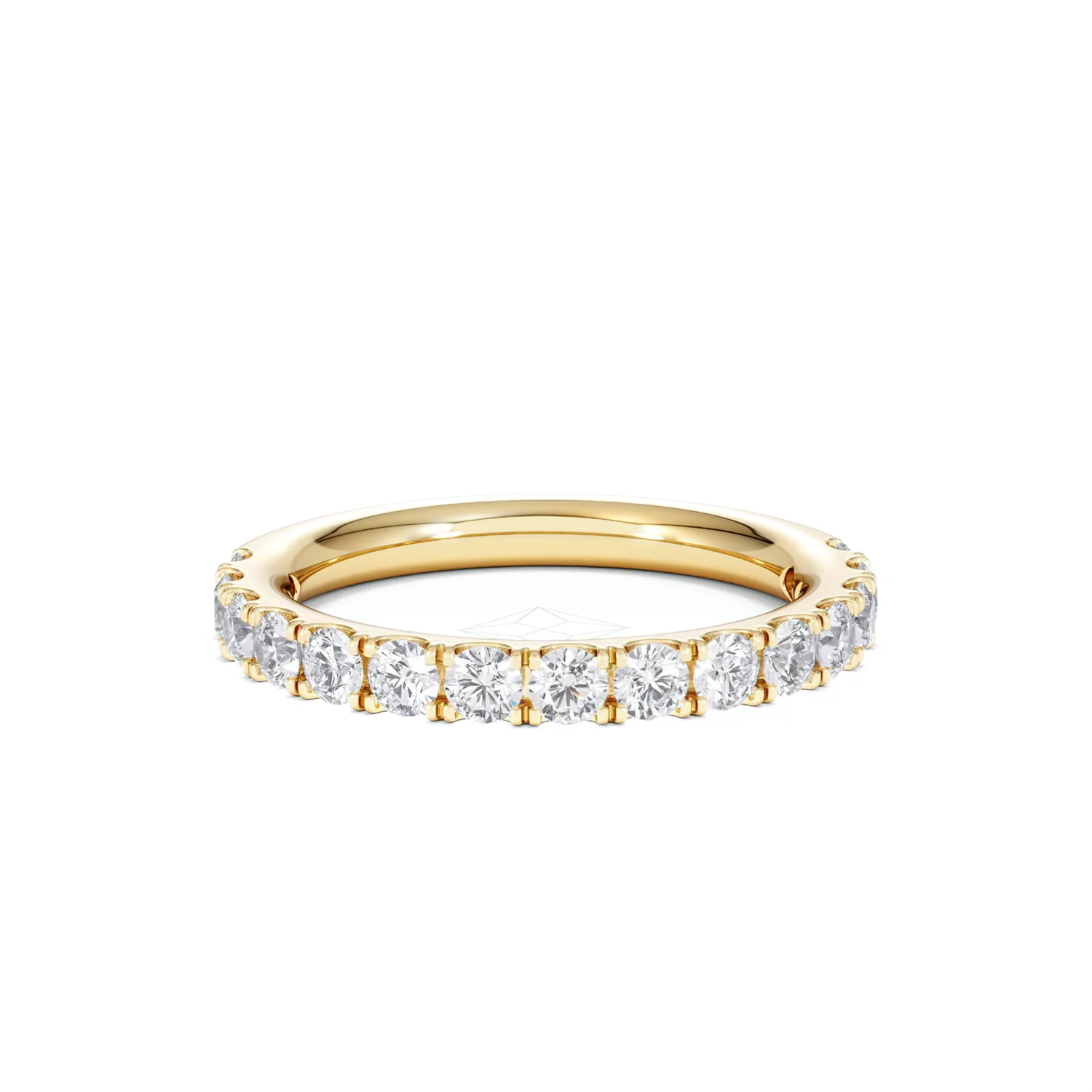 15 Stone Chloe 18K Gold Diamond Eternity Ring 1.00ct H/Si - Image 9