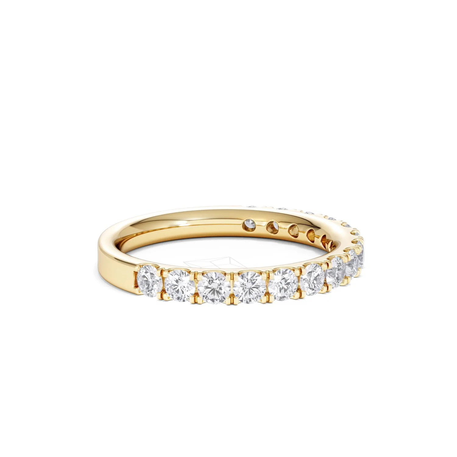 15 Stone Chloe 18K Gold Lab Diamond Eternity Ring 1.00ct G/Vs - Image 23