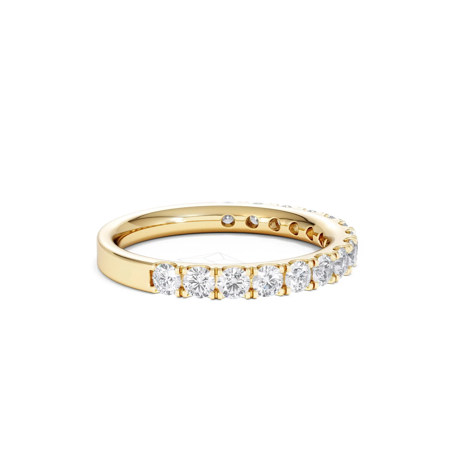 15 Stone Chloe 18K Gold Lab Diamond Eternity Ring 1.00ct G/Vs - Image 25