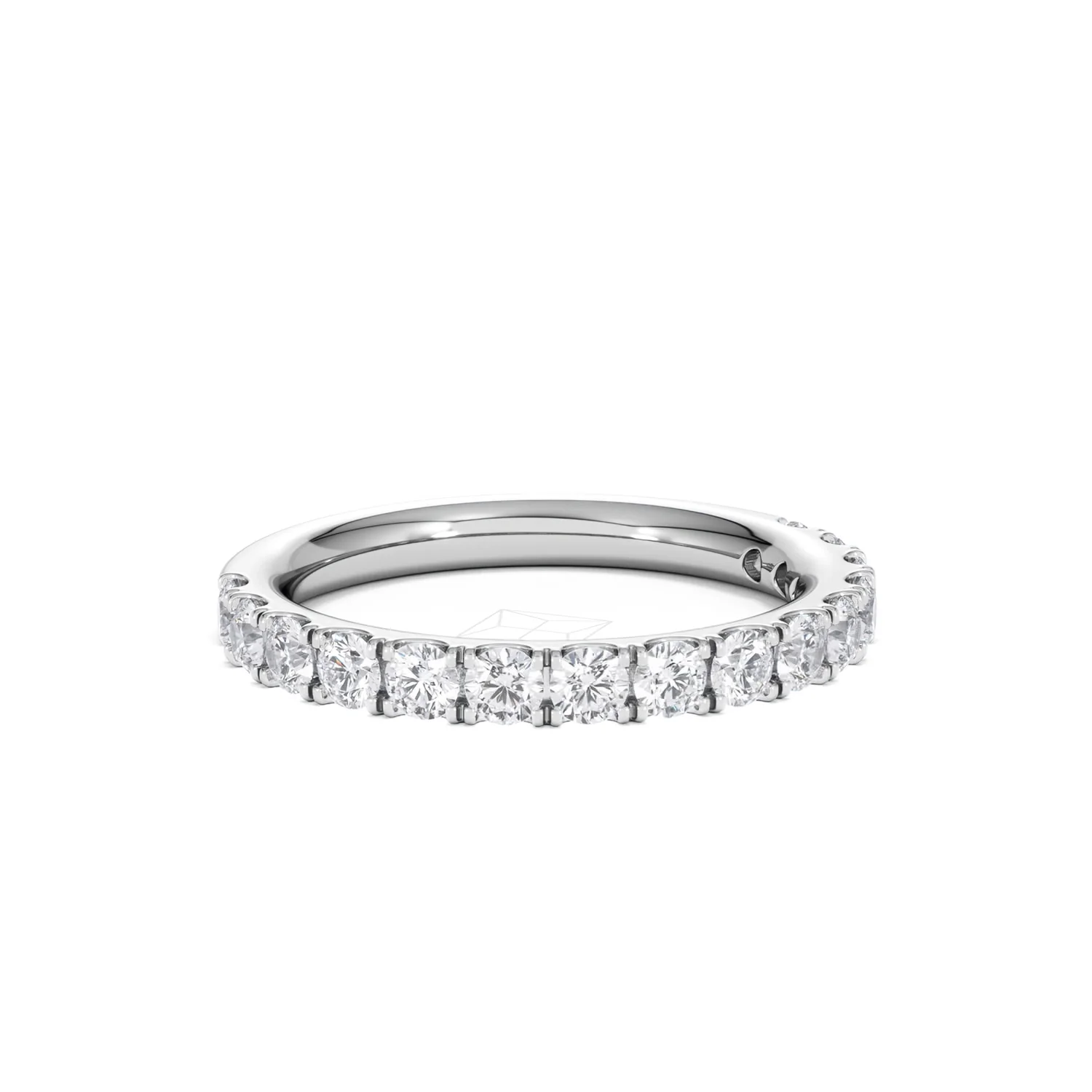 15 Stone Chloe 18K White Gold Lab Diamond Eternity Ring 1.00ct G/Vs - Image 15