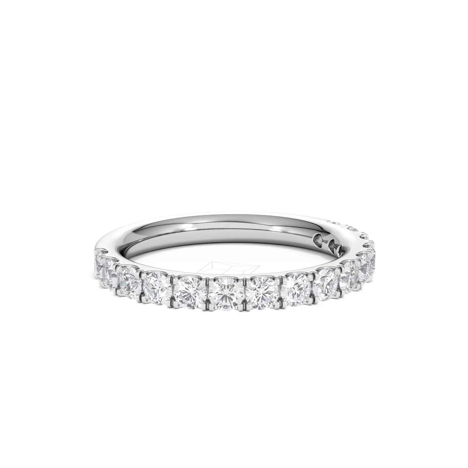 15 Stone Chloe 18K White Gold Lab Diamond Eternity Ring 1.00ct G/Vs - Image 16