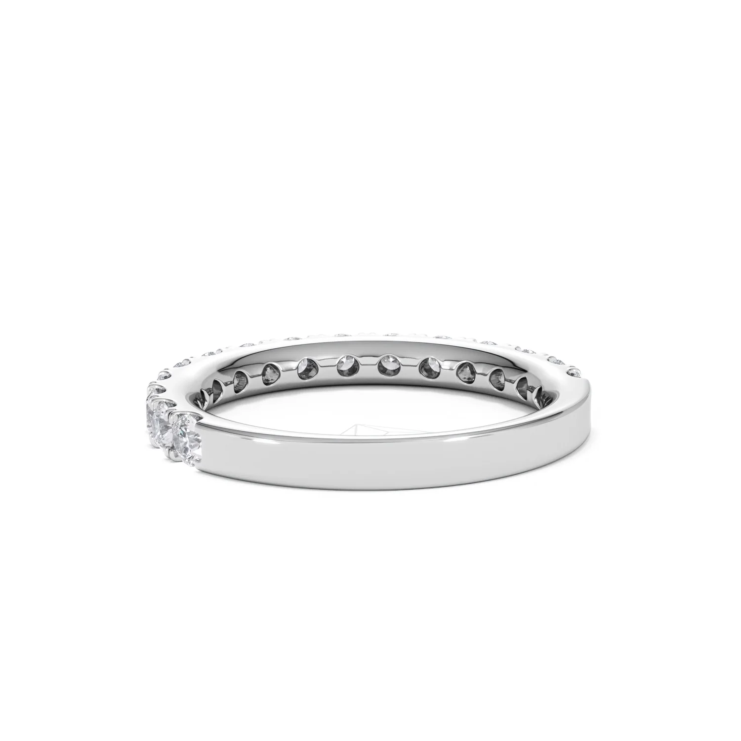 15 Stone Chloe Platinum Lab Diamond Half Eternity Ring 1.00ct G/Vs - Image 55