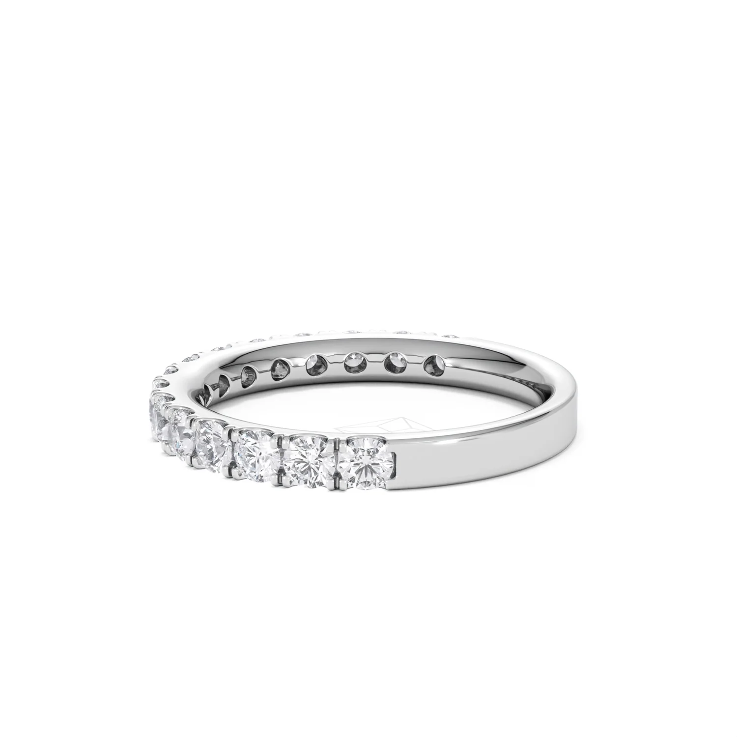 15 Stone Chloe Platinum Lab Diamond Half Eternity Ring 1.00ct G/Vs - Image 67