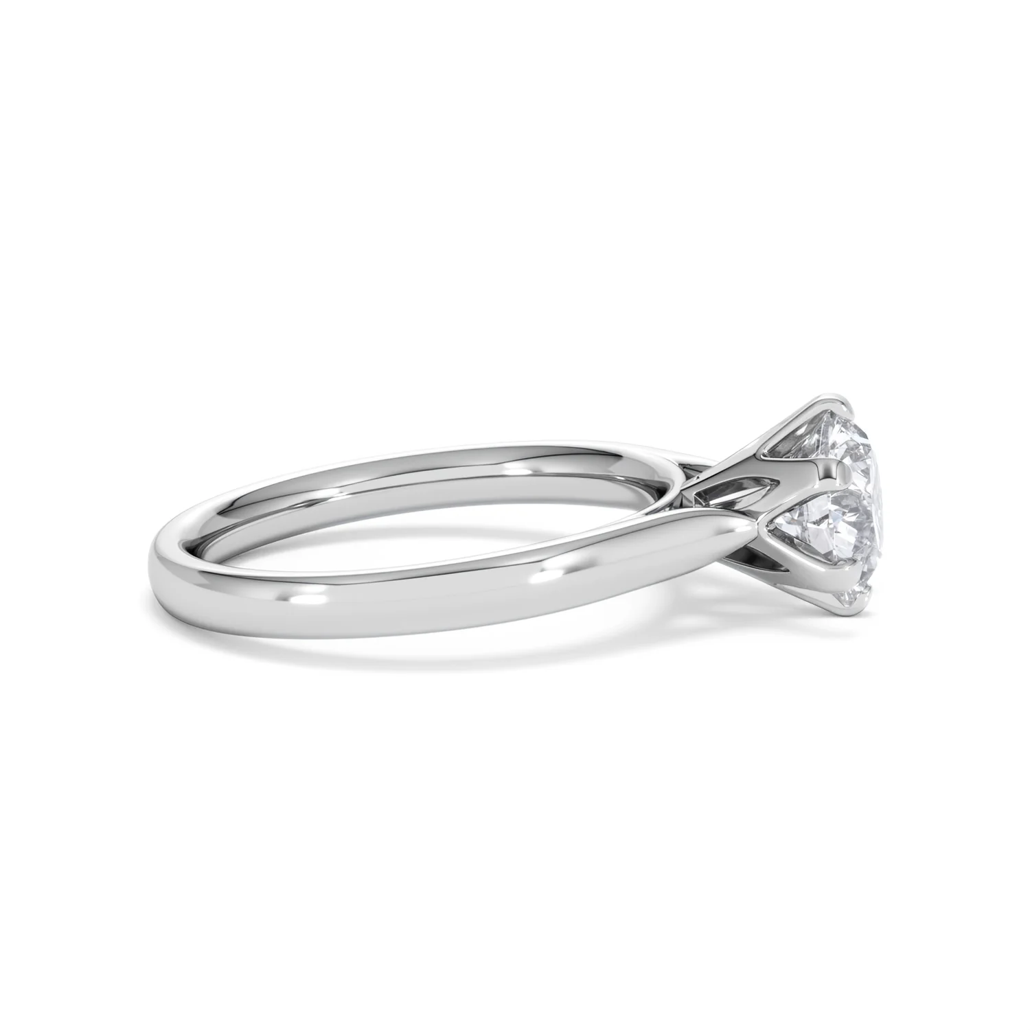 1.50 Carat Diamond Engagement Ring High Set Chloe Lab F/VS1 Platinum - Image 26