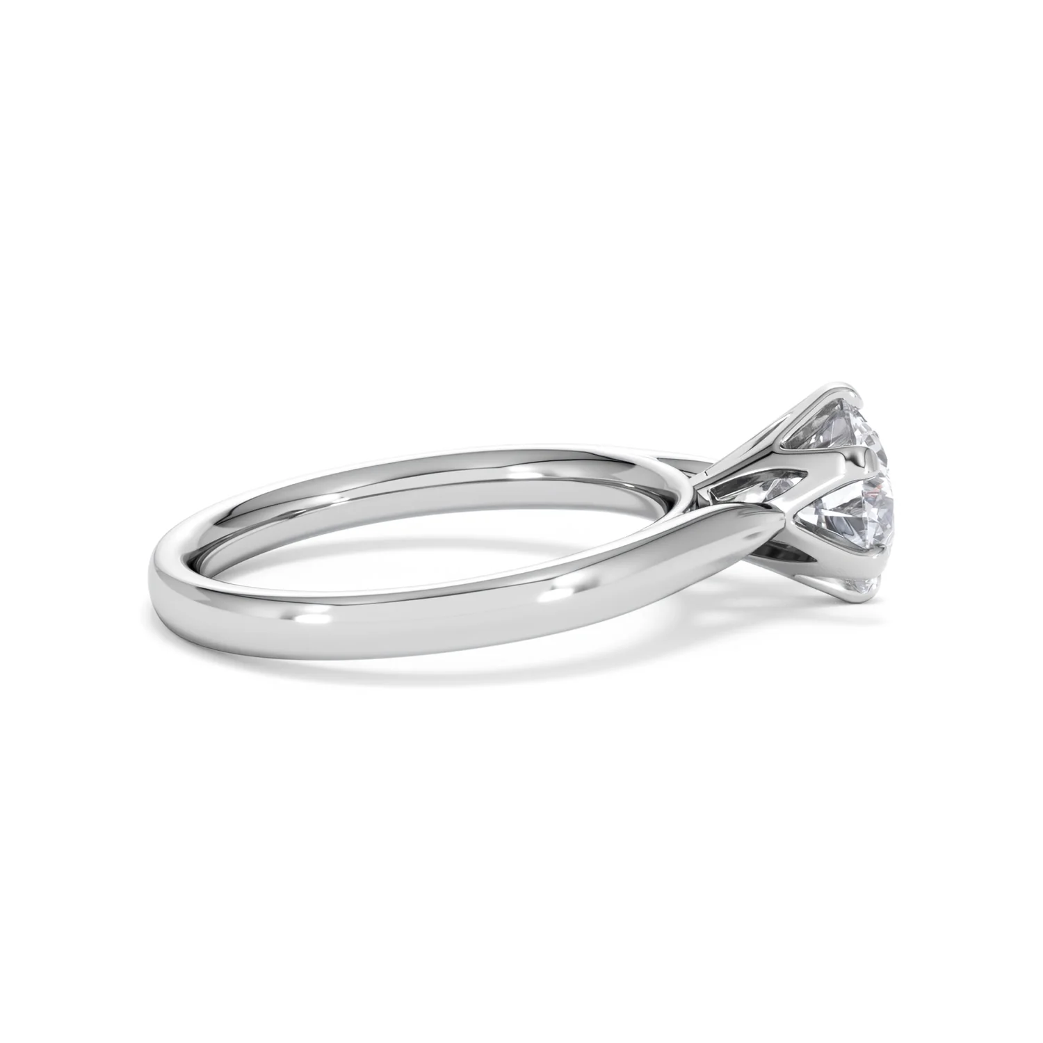1.50 Carat Diamond Engagement Ring High Set Chloe Lab F/VS1 Platinum - Image 29