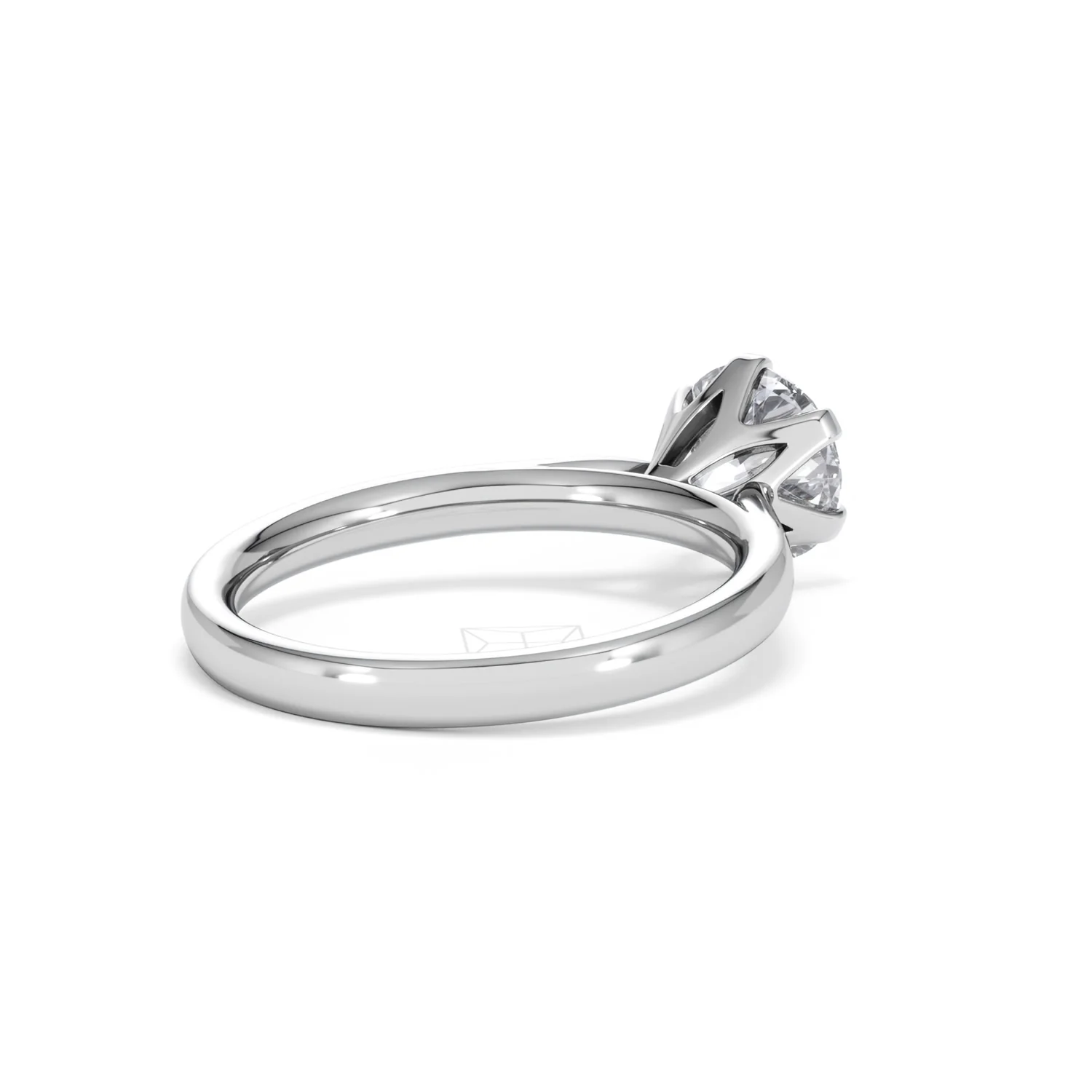 1.50 Carat Diamond Engagement Ring High Set Chloe Lab F/VS1 Platinum - Image 39