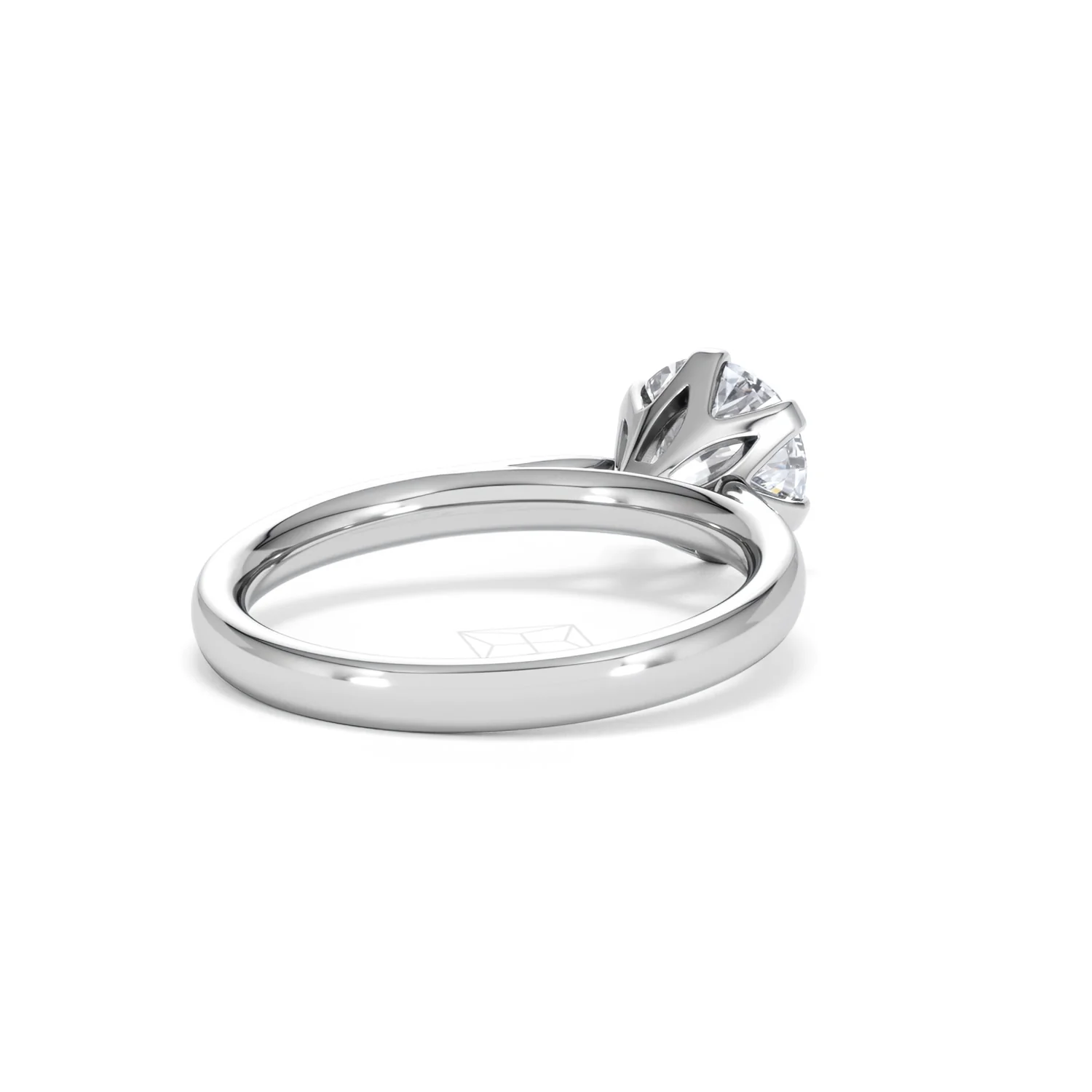 1.50 Carat Diamond Engagement Ring High Set Chloe Lab F/VS1 Platinum - Image 41