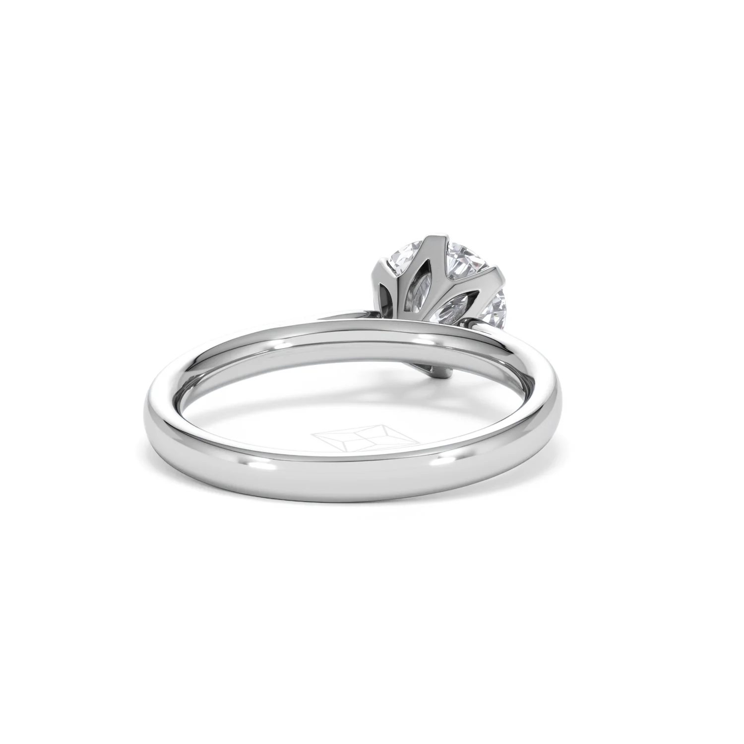 1.50 Carat Diamond Engagement Ring High Set Chloe Lab F/VS1 Platinum - Image 44