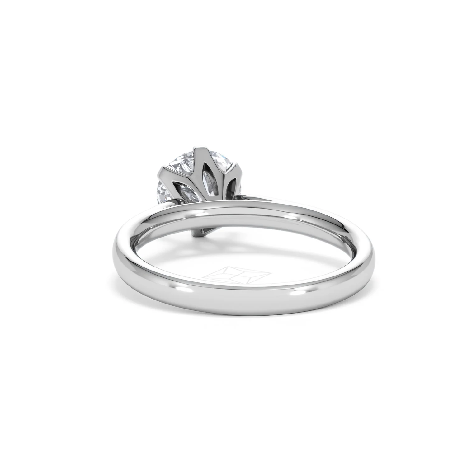 1.50 Carat Diamond Engagement Ring High Set Chloe Lab F/VS1 Platinum - Image 51