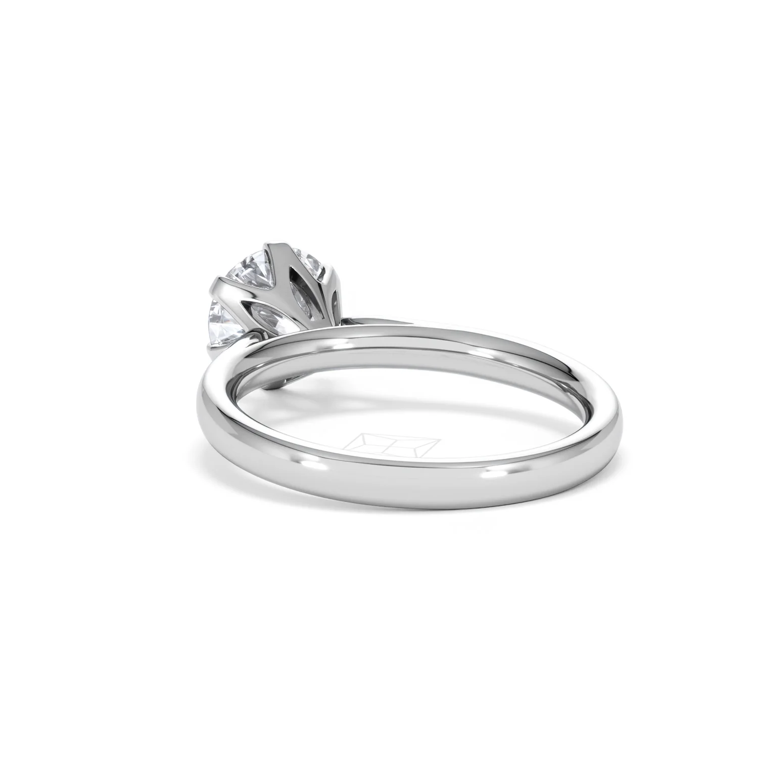 1.50 Carat Diamond Engagement Ring High Set Chloe Lab F/VS1 Platinum - Image 54