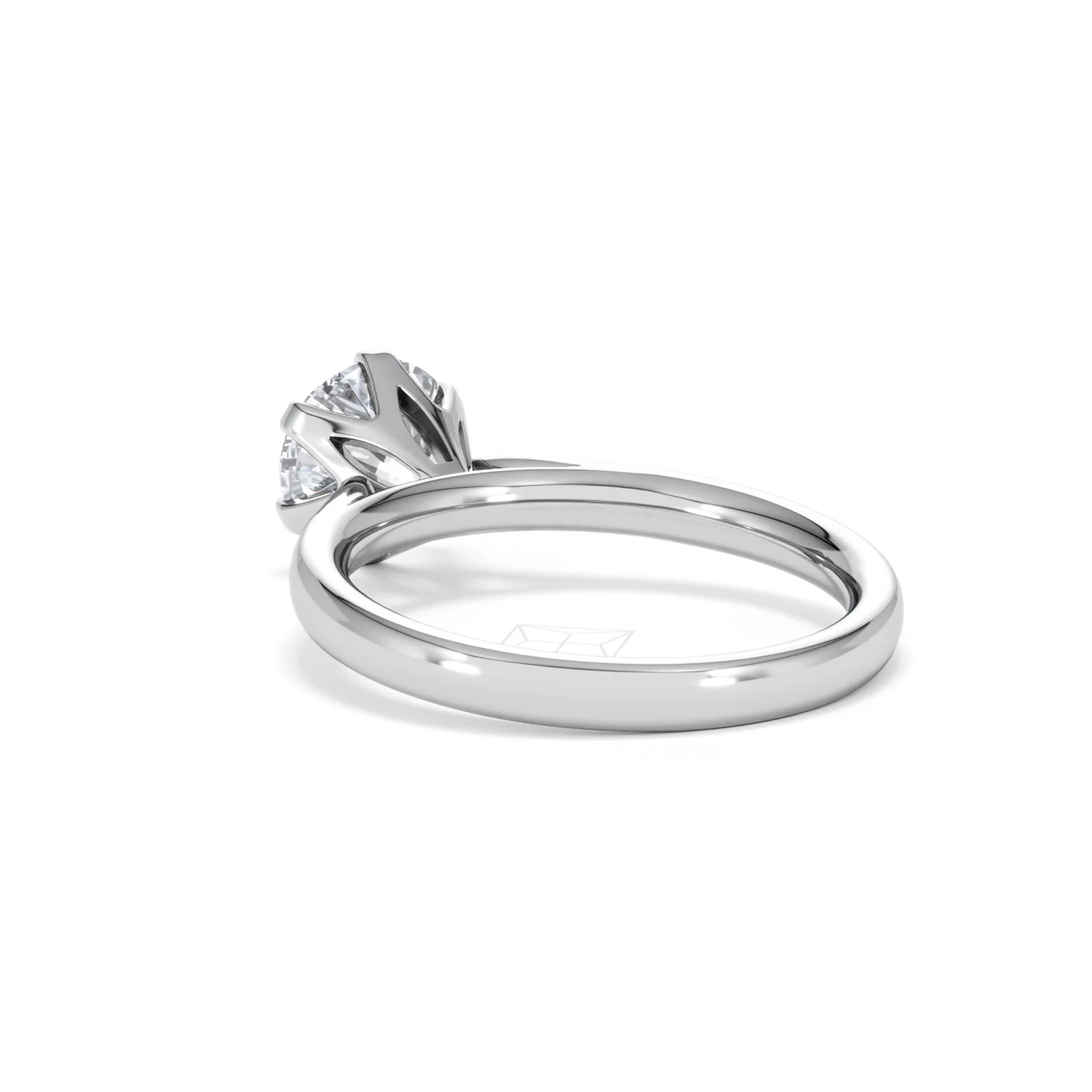 1.50 Carat Diamond Engagement Ring High Set Chloe Lab F/VS1 Platinum - Image 55