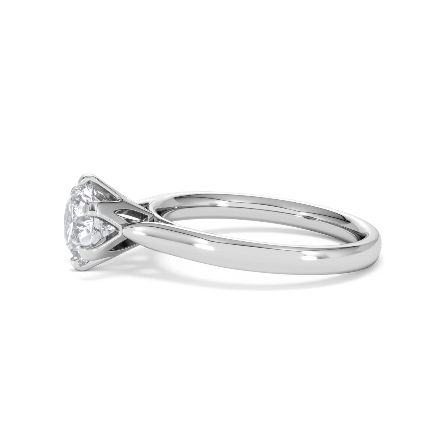 1.50 Carat Diamond Engagement Ring High Set Chloe Lab F/VS1 Platinum - Image 71