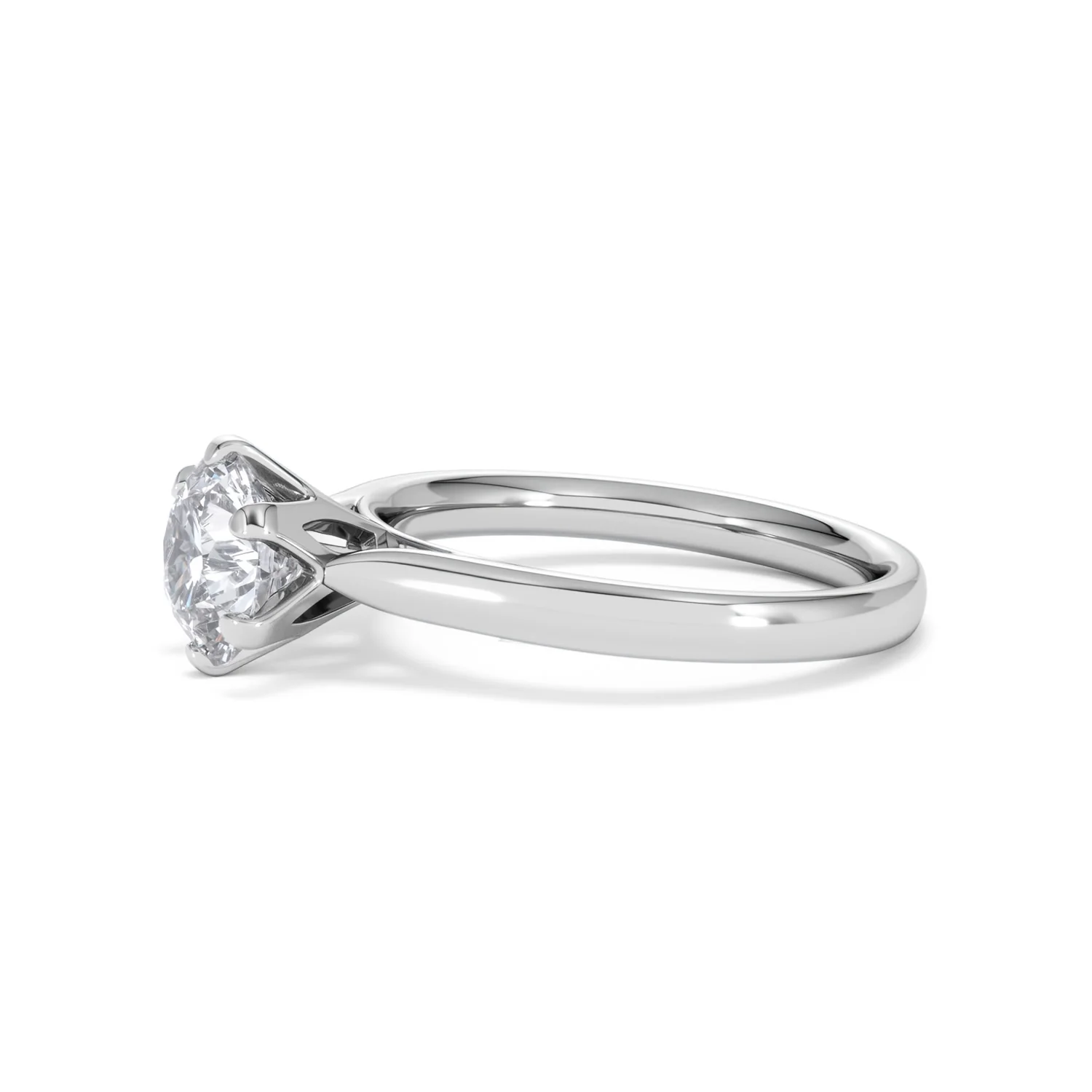 1.50 Carat Diamond Engagement Ring High Set Chloe Lab F/VS1 Platinum - Image 73