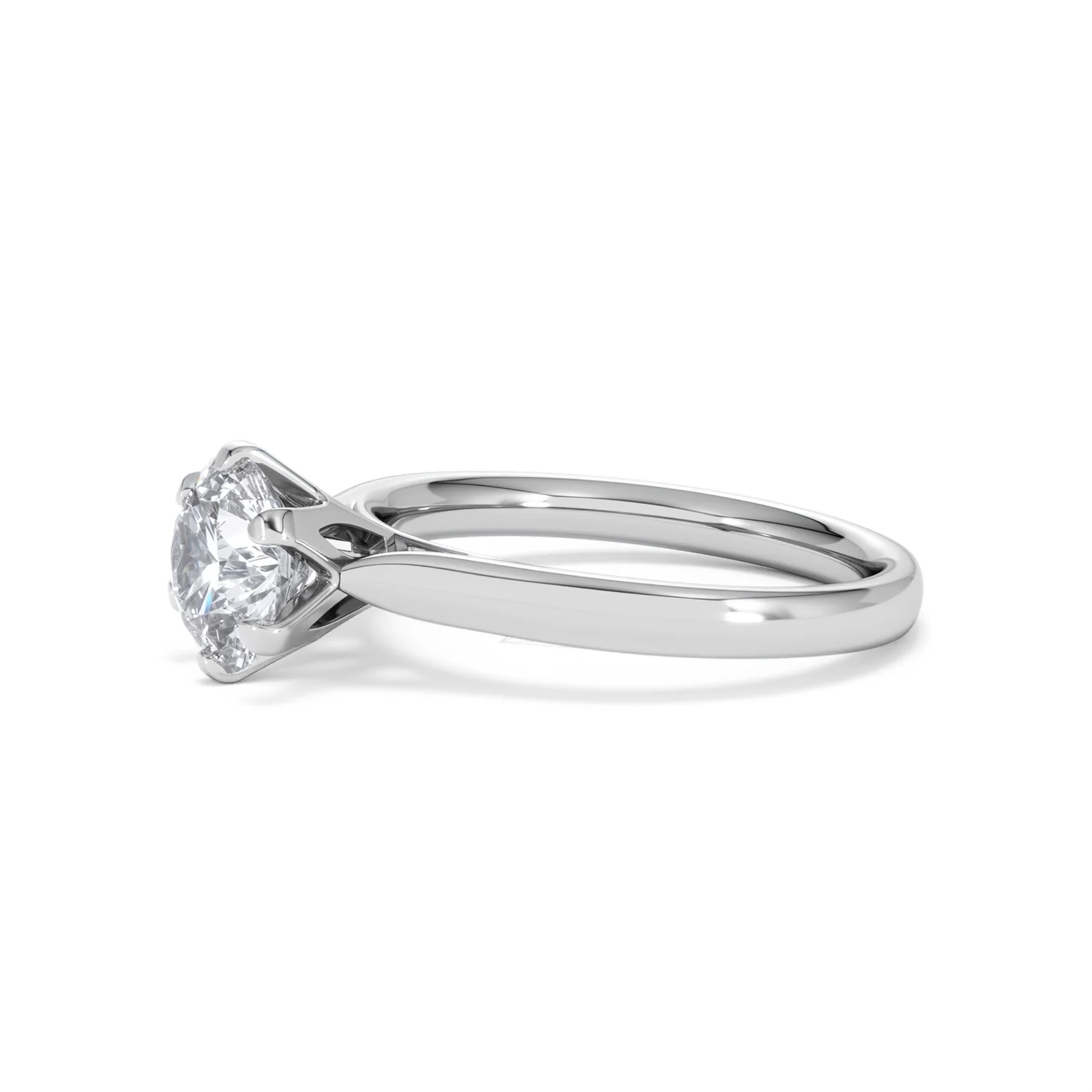 1.50 Carat Diamond Engagement Ring High Set Chloe Lab F/VS1 Platinum - Image 74