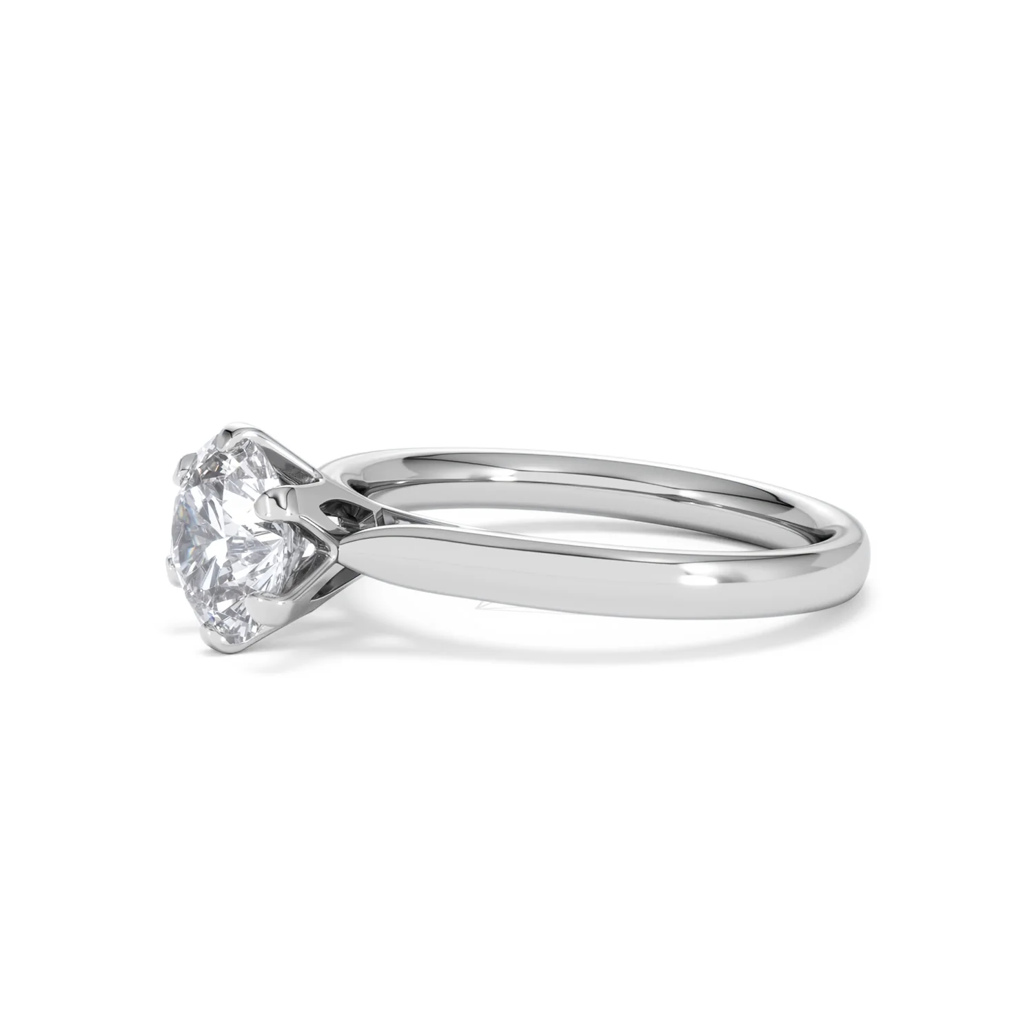 1.50 Carat Diamond Engagement Ring High Set Chloe Lab F/VS1 Platinum - Image 75