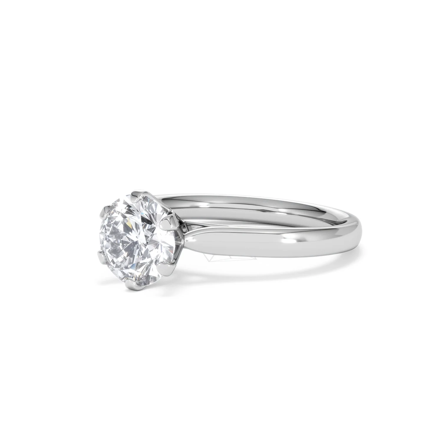 1.50 Carat Diamond Engagement Ring High Set Chloe Lab F/VS1 Platinum - Image 80