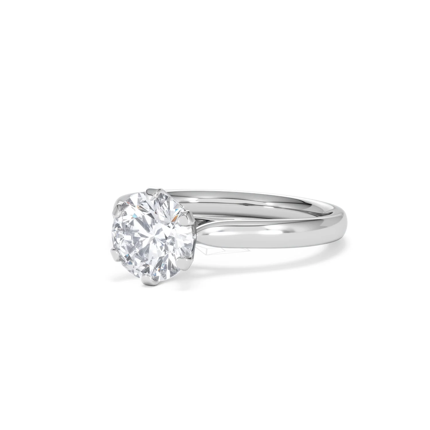 1.50 Carat Diamond Engagement Ring High Set Chloe Lab F/VS1 Platinum - Image 82