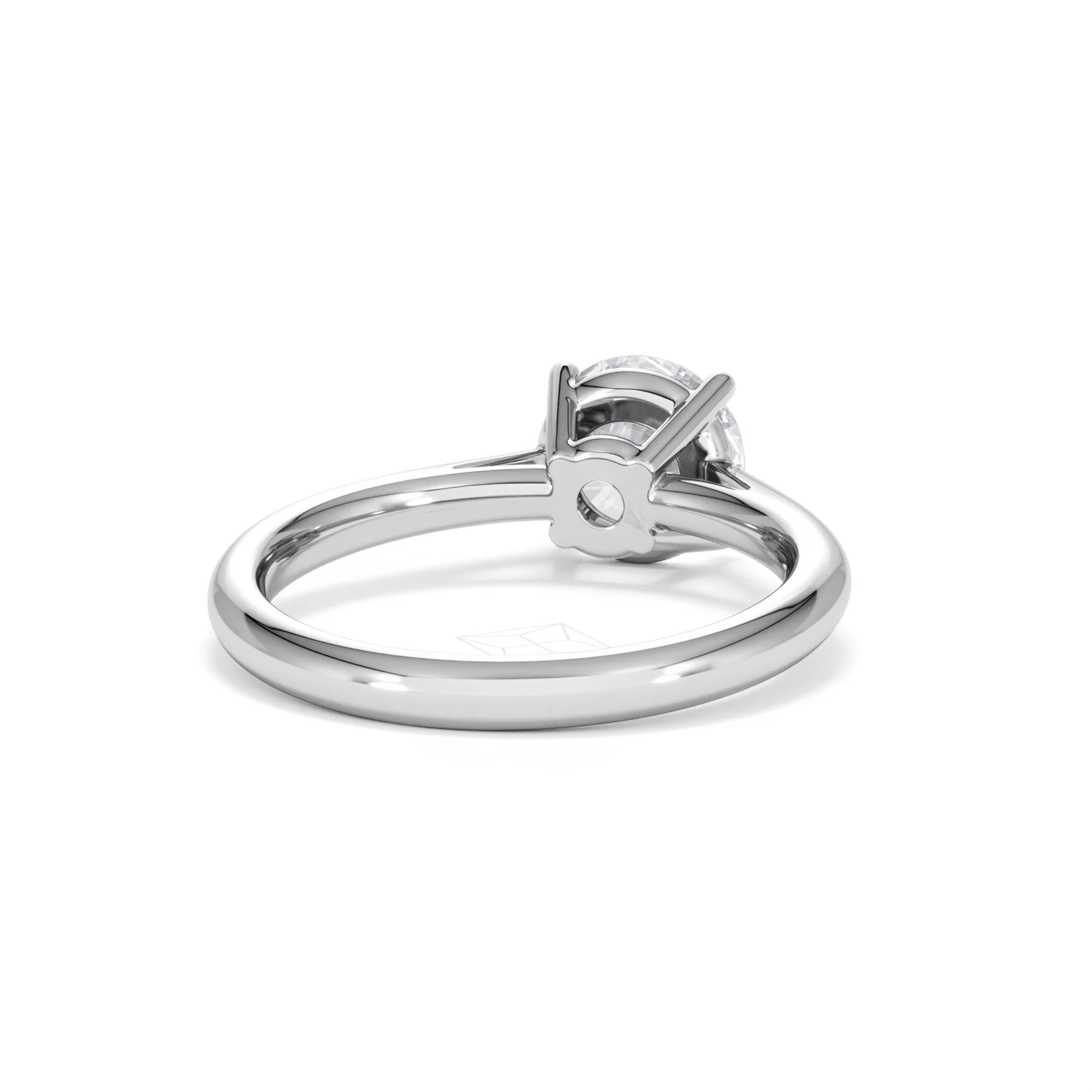 1.50ct Diamond Engagement Ring Elysia Lab F/VS1 IGI Certified Platinum - Image 45