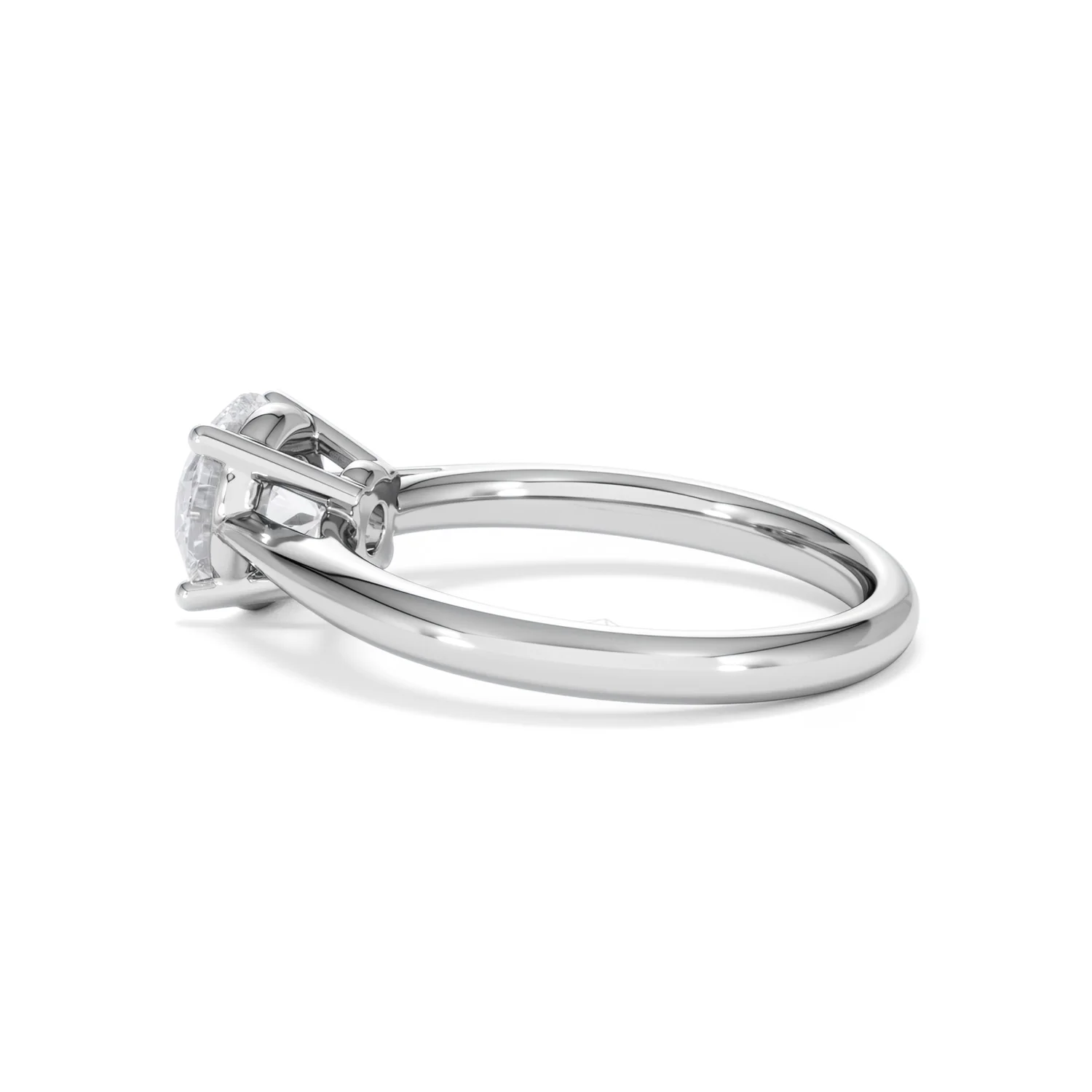 1.50ct Diamond Engagement Ring Elysia Lab F/VS1 IGI Certified Platinum - Image 64