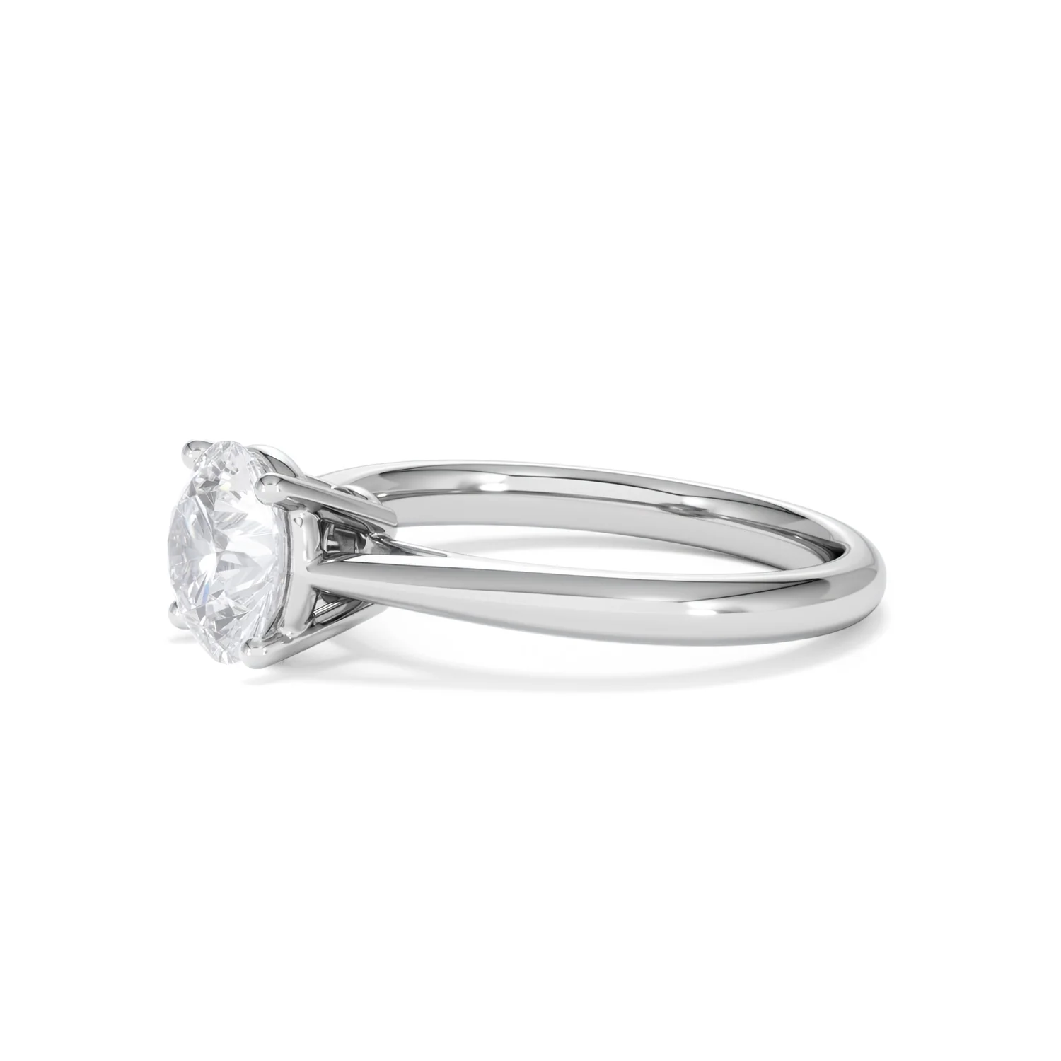 1.50ct Diamond Engagement Ring Elysia Lab F/VS1 IGI Certified Platinum - Image 75