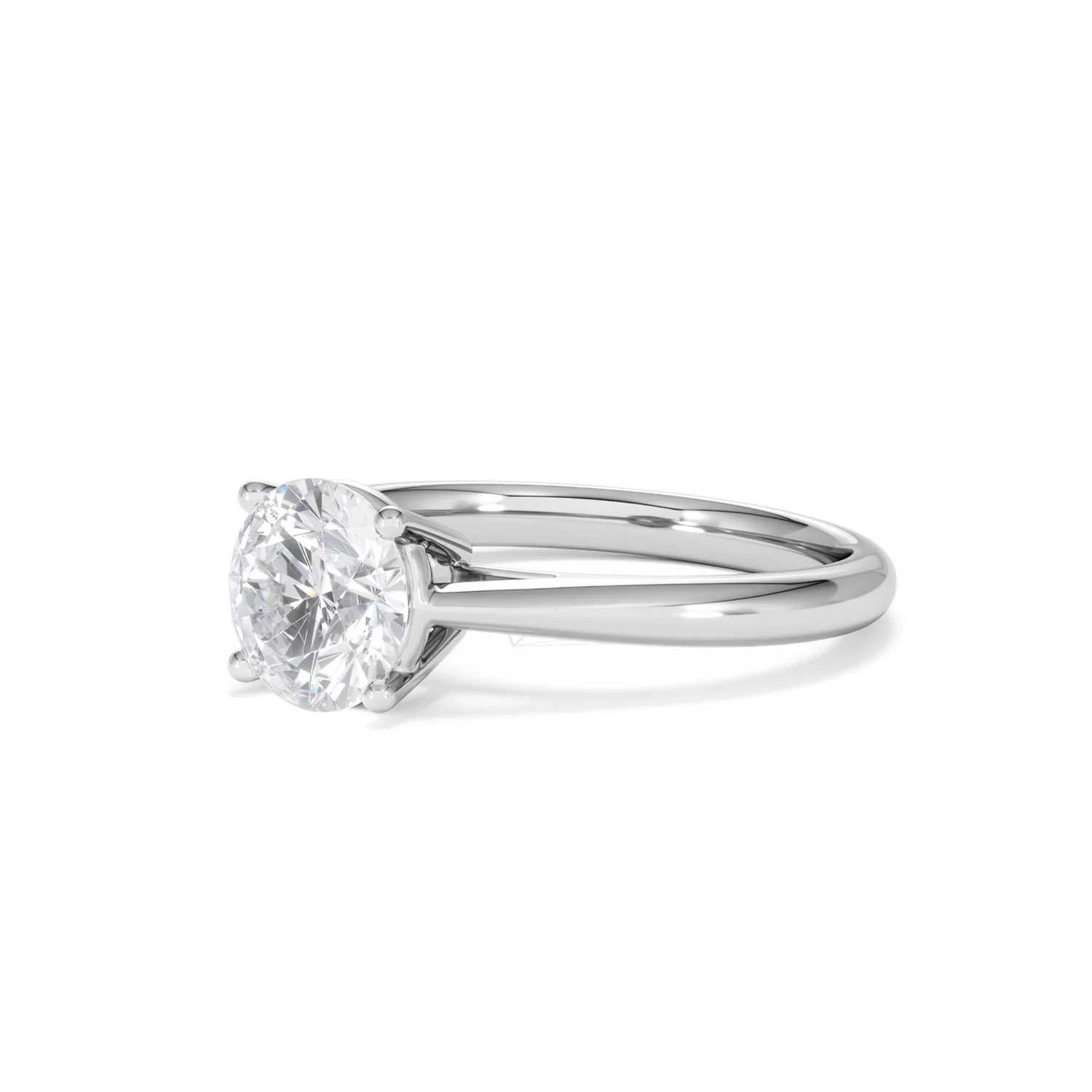 1.50ct Diamond Engagement Ring Elysia Lab F/VS1 IGI Certified Platinum - Image 80