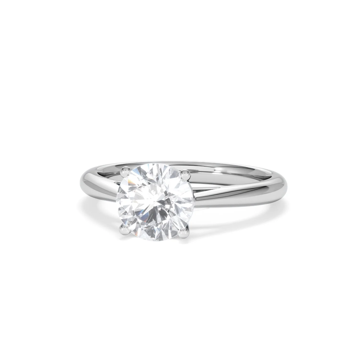 1.50ct Diamond Engagement Ring Elysia Lab F/VS1 IGI Certified Platinum - Image 86