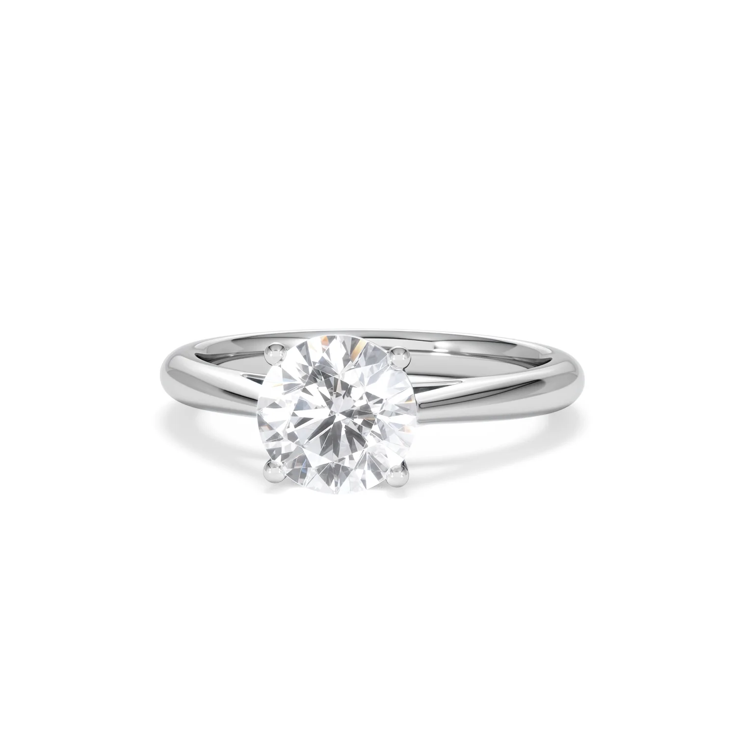 1.50ct Diamond Engagement Ring Elysia Lab F/VS1 IGI Certified Platinum - Image 87