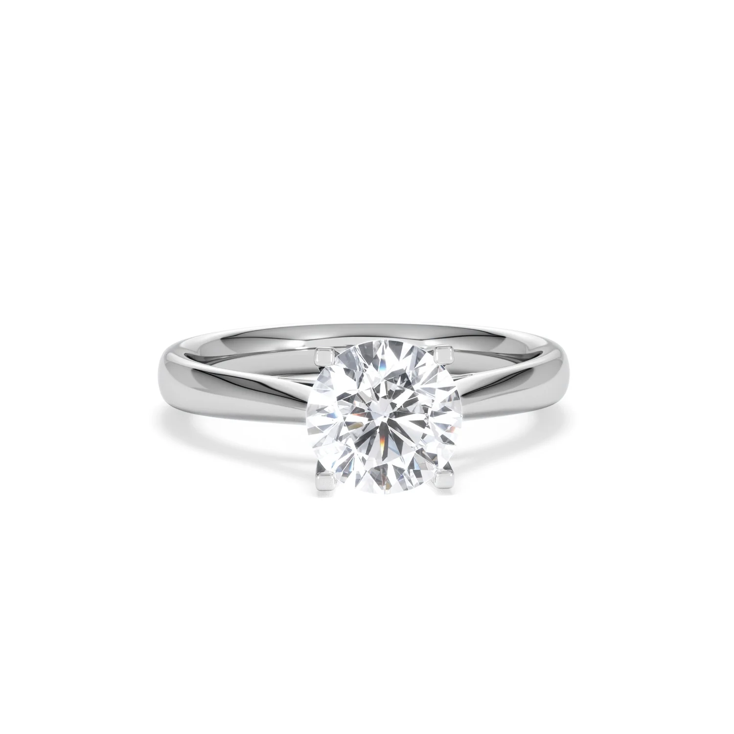 1.50ct Diamond Engagement Ring Grace Lab F/VS1 IGI Certified Platinum - Image 9