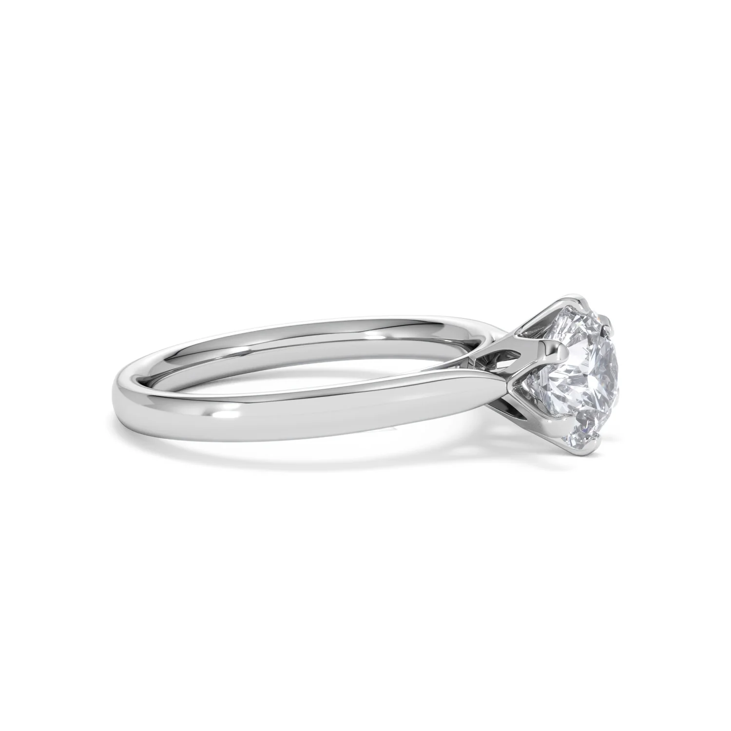 1.50Ct Diamond Engagement Ring High Set Chloe Lab F/VS1 18K White Gold - Image 22