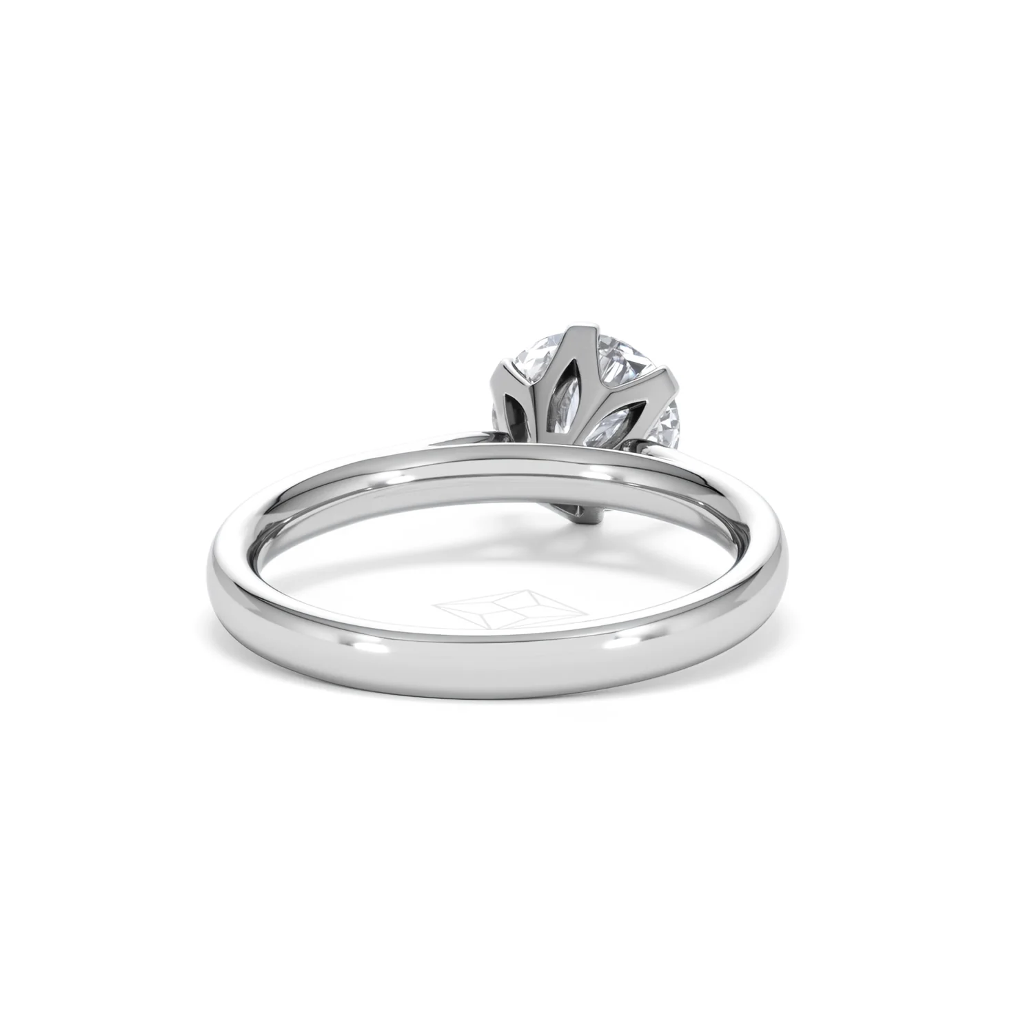 1.50Ct Diamond Engagement Ring High Set Chloe Lab F/VS1 18K White Gold - Image 45