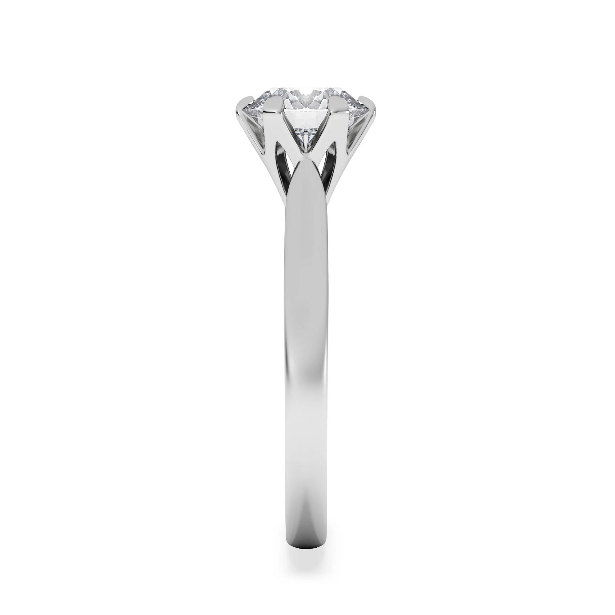 1.50Ct Diamond Engagement Ring High Set Chloe Lab F/VS1 18K White Gold - Image 5