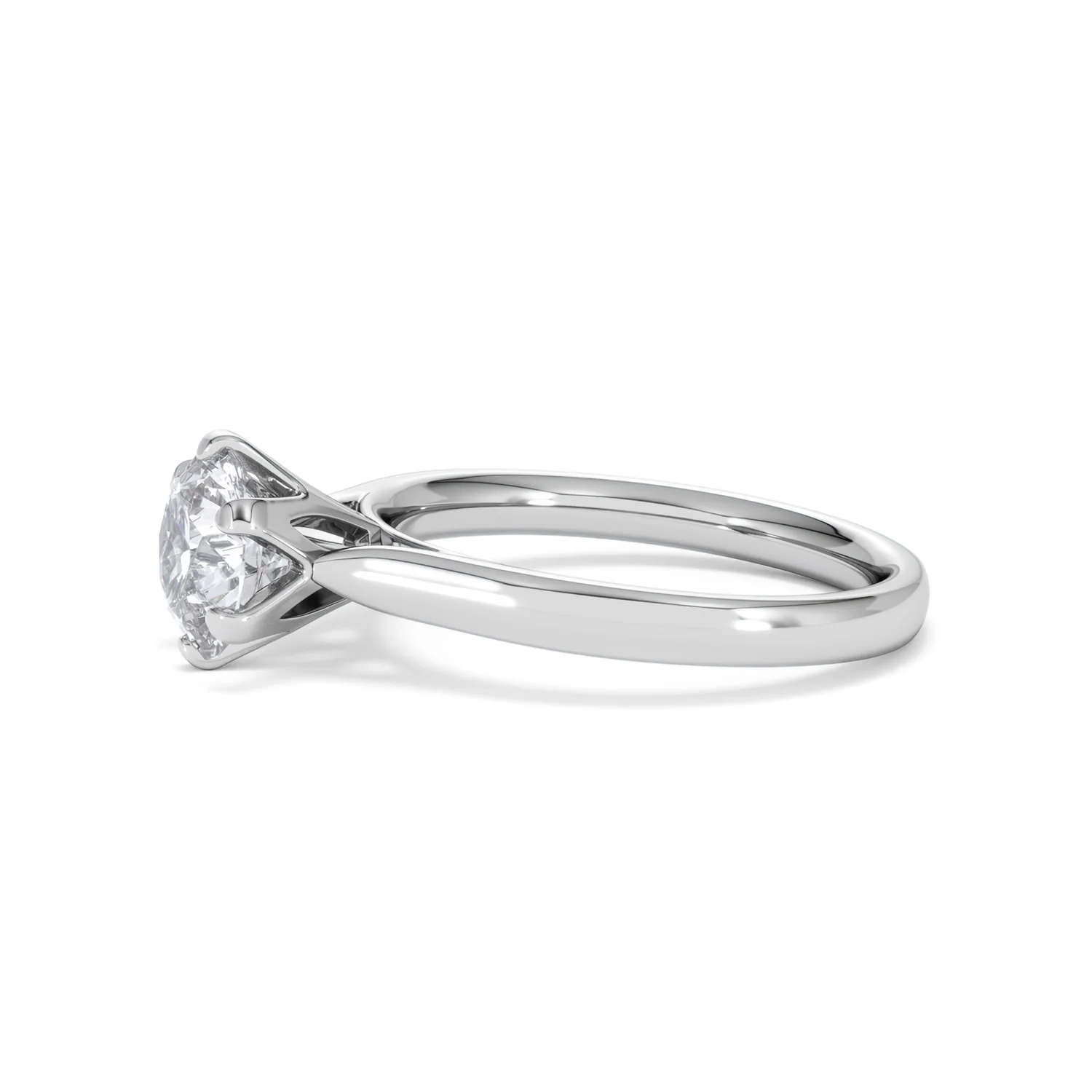 1.50Ct Diamond Engagement Ring High Set Chloe Lab F/VS1 18K White Gold - Image 72
