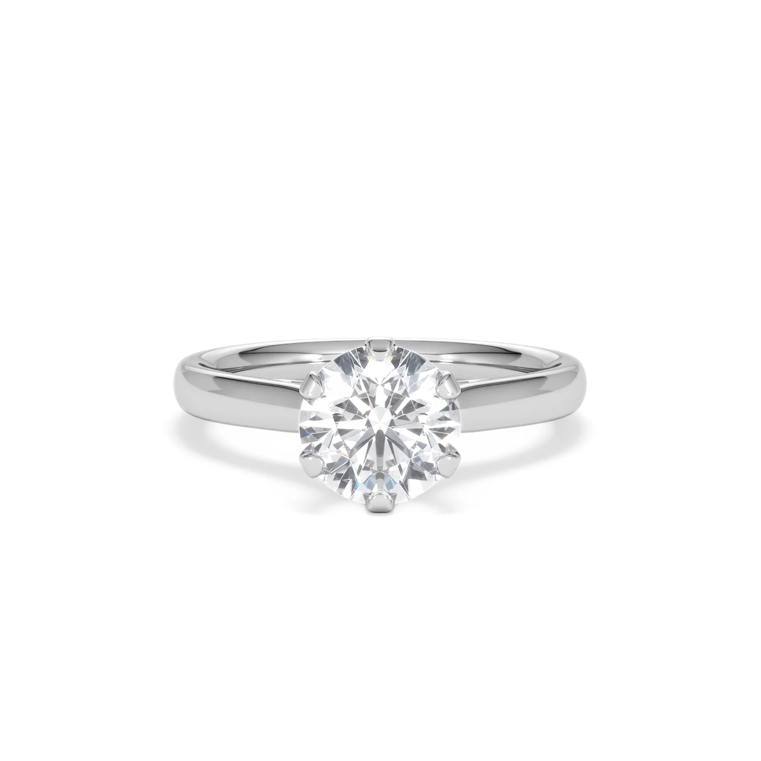 1.50Ct Diamond Engagement Ring High Set Chloe Lab F/VS1 18K White Gold - Image 8