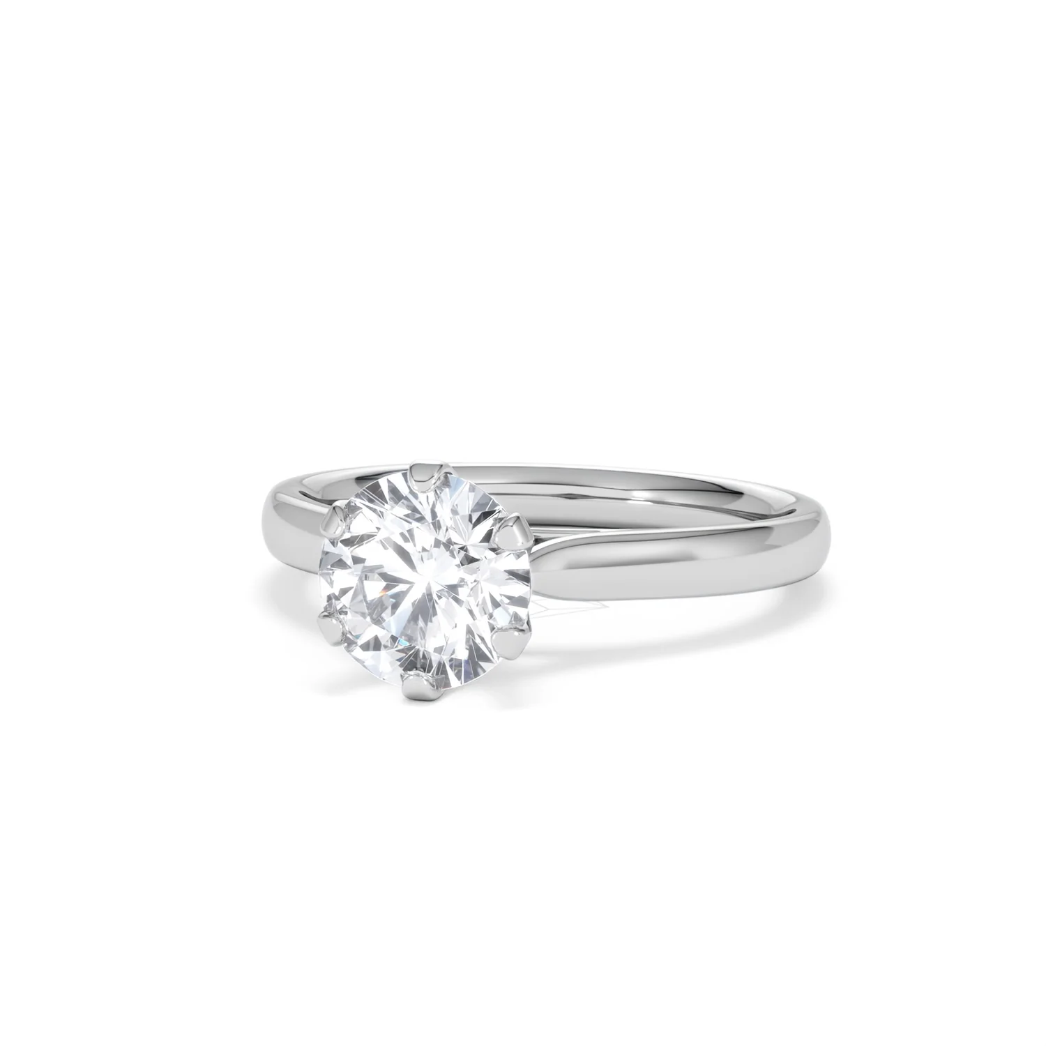 1.50Ct Diamond Engagement Ring High Set Chloe Lab F/VS1 18K White Gold - Image 84