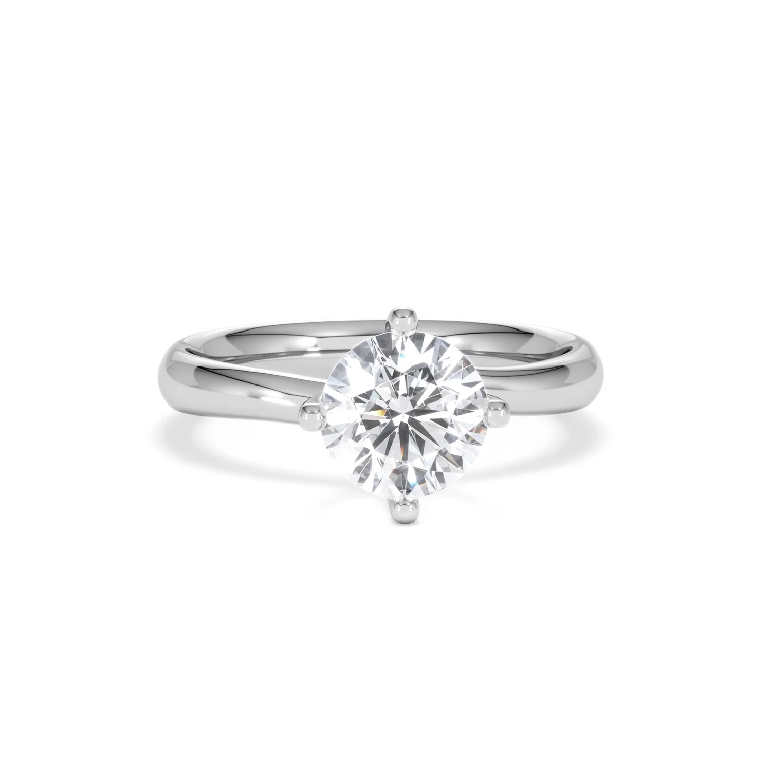 1.50ct Diamond Engagement Ring Lily Lab F/VS1 Platinum IGI Certified - Image 9