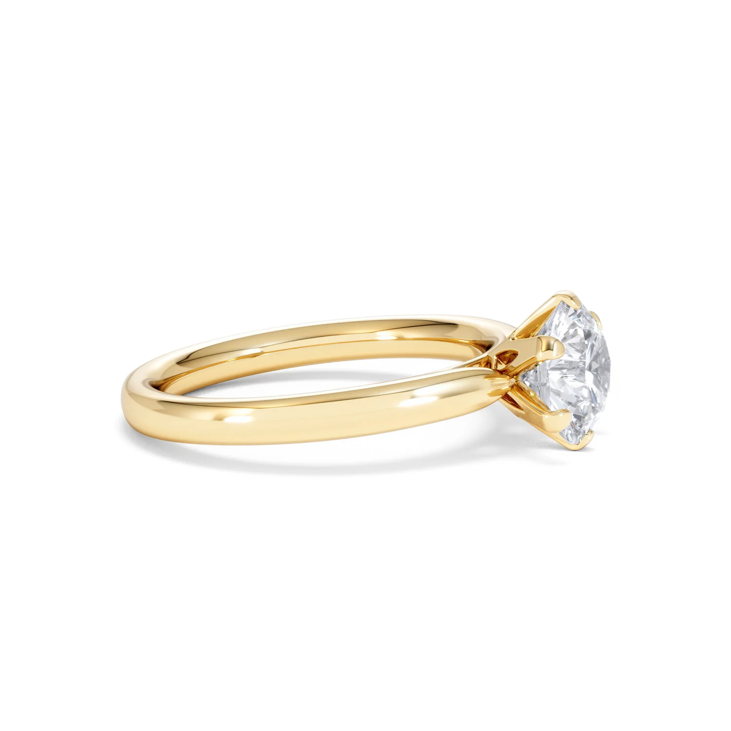 1.5ct Diamond Engagement Ring Low Set Chloe Lab F/VS1 18K Gold - Image 23