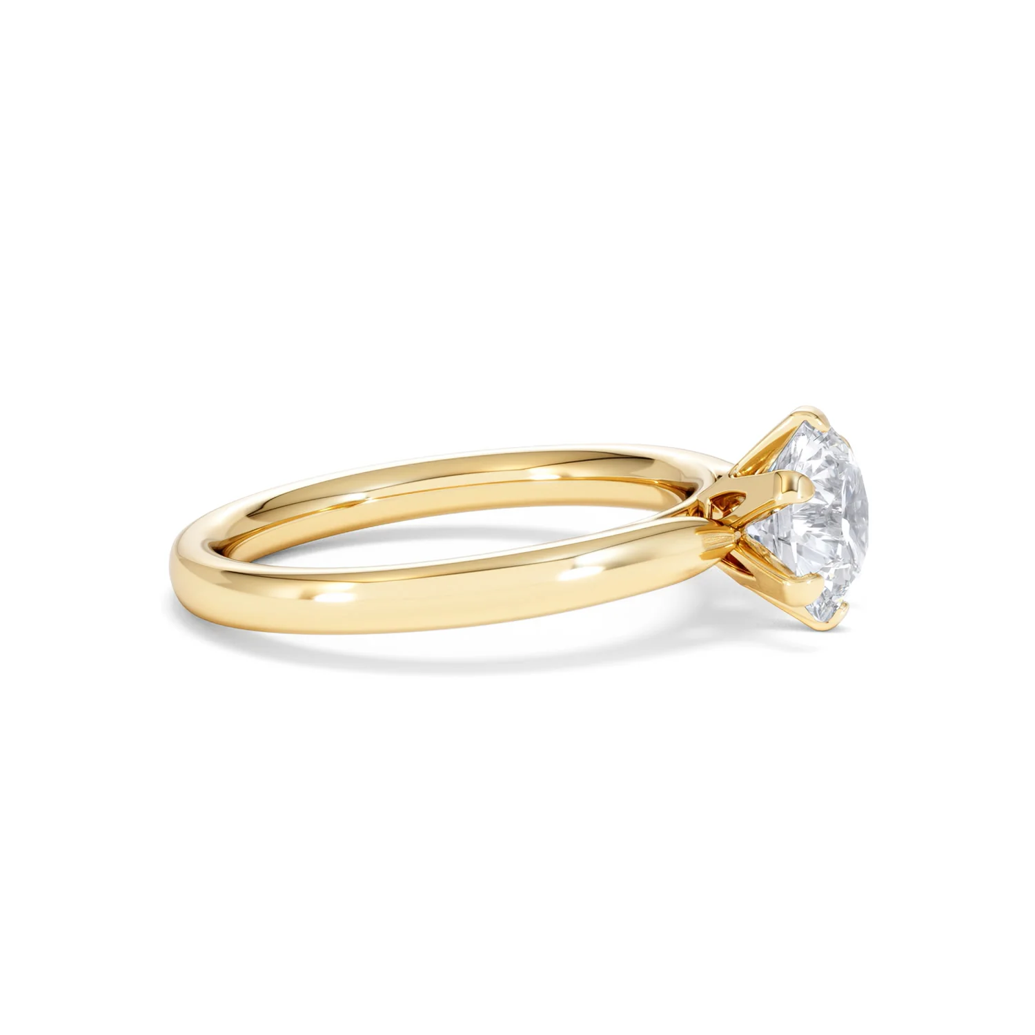 1.5ct Diamond Engagement Ring Low Set Chloe Lab F/VS1 18K Gold - Image 24