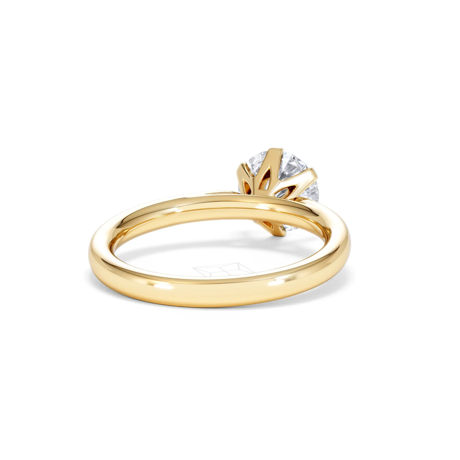 1.5ct Diamond Engagement Ring Low Set Chloe Lab F/VS1 18K Gold - Image 43