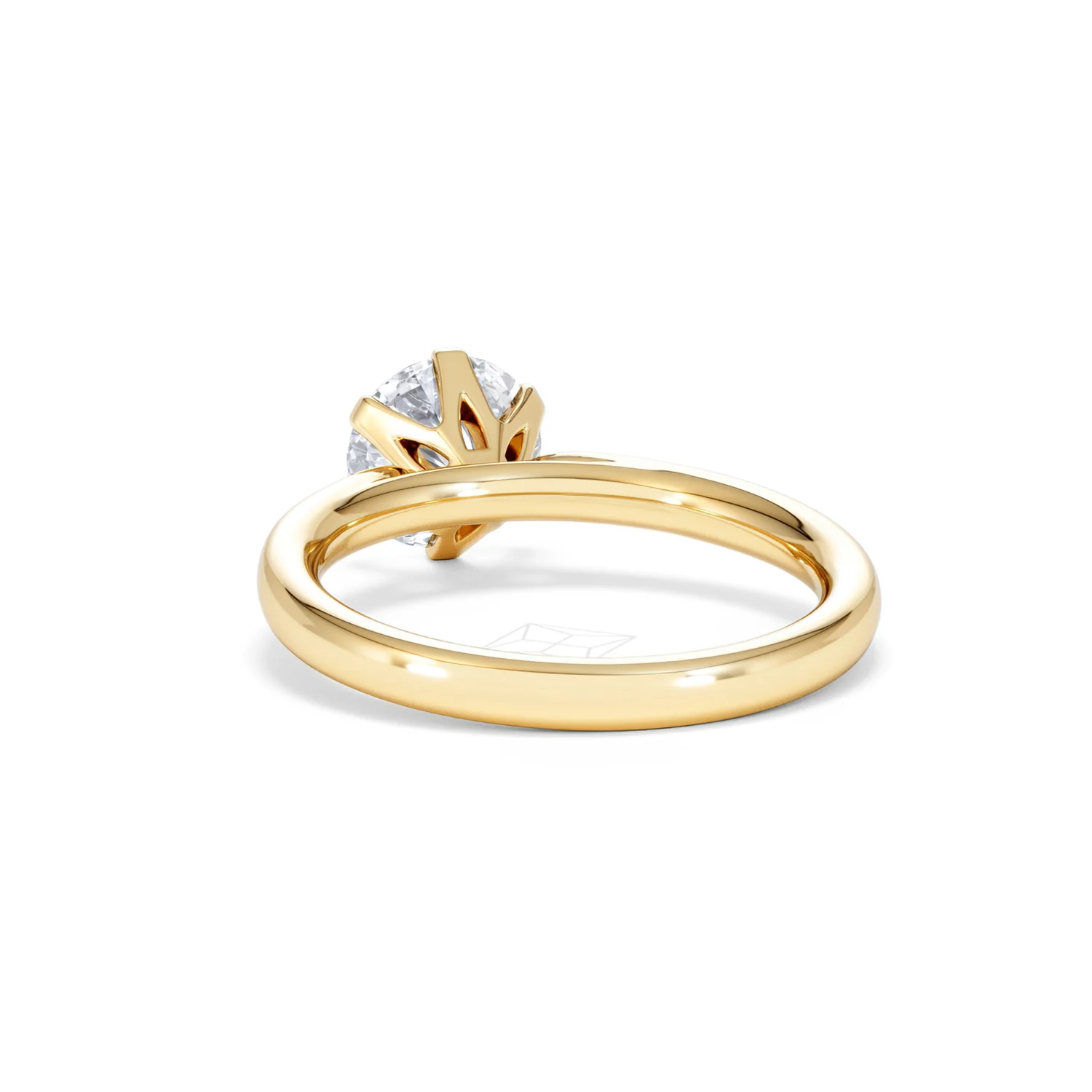 1.5ct Diamond Engagement Ring Low Set Chloe Lab F/VS1 18K Gold - Image 52