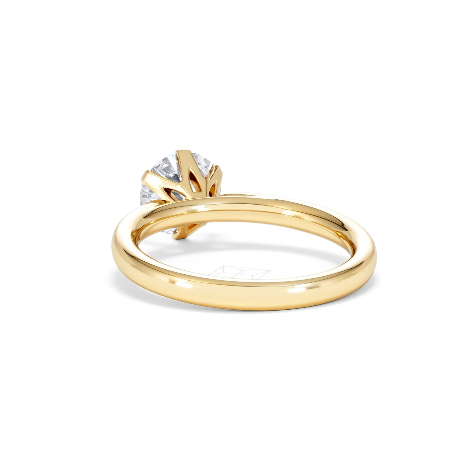1.5ct Diamond Engagement Ring Low Set Chloe Lab F/VS1 18K Gold - Image 53
