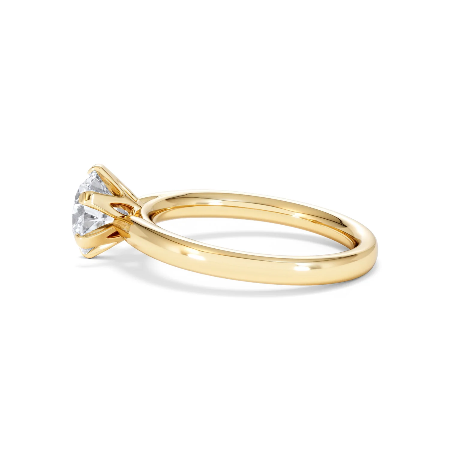 1.5ct Diamond Engagement Ring Low Set Chloe Lab F/VS1 18K Gold - Image 66