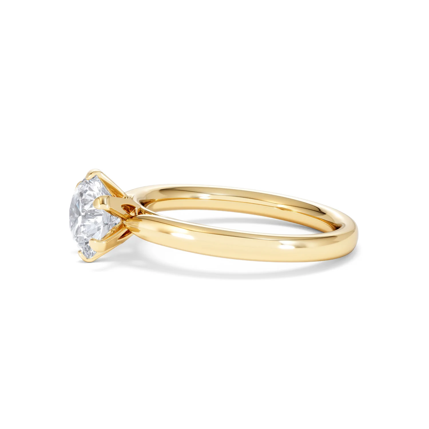 1.5ct Diamond Engagement Ring Low Set Chloe Lab F/VS1 18K Gold - Image 72