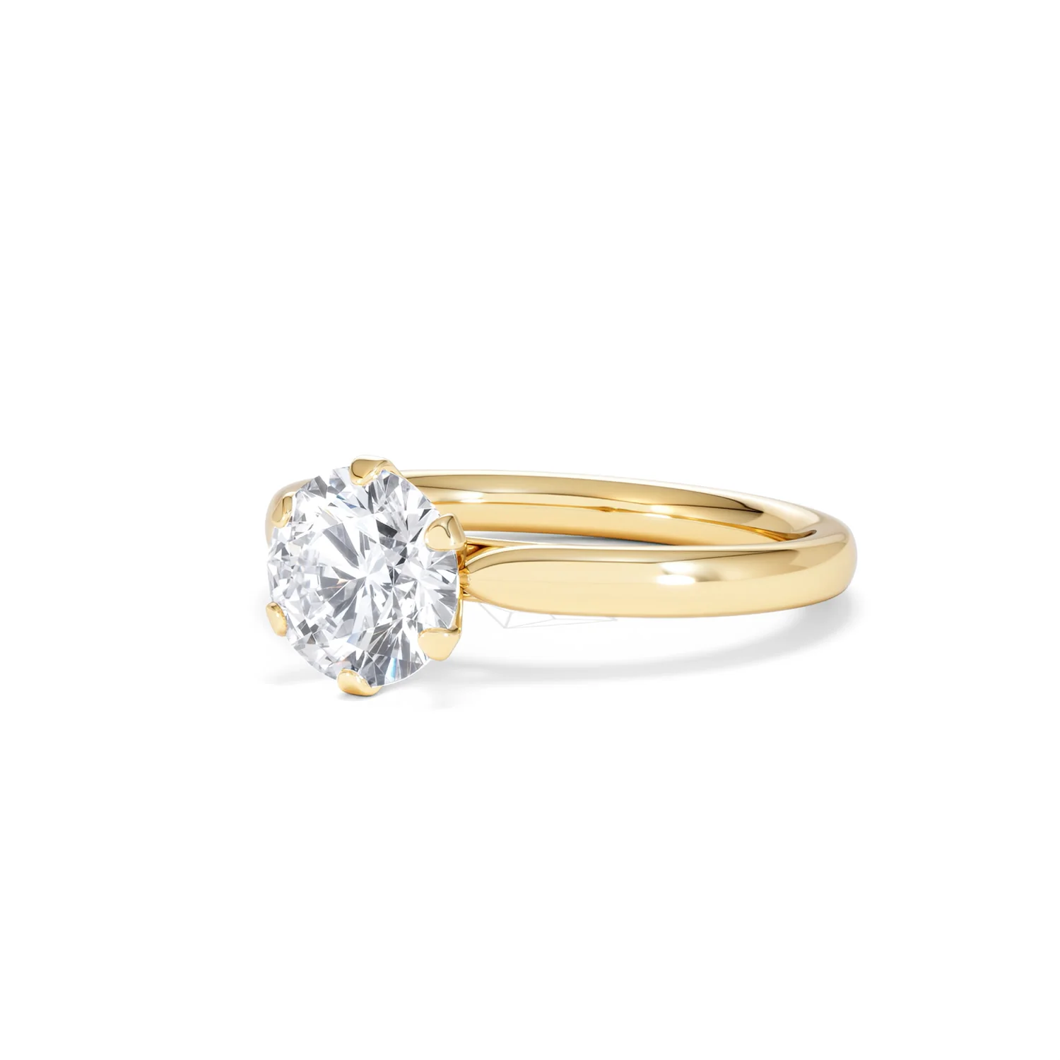 1.5ct Diamond Engagement Ring Low Set Chloe Lab F/VS1 18K Gold - Image 81