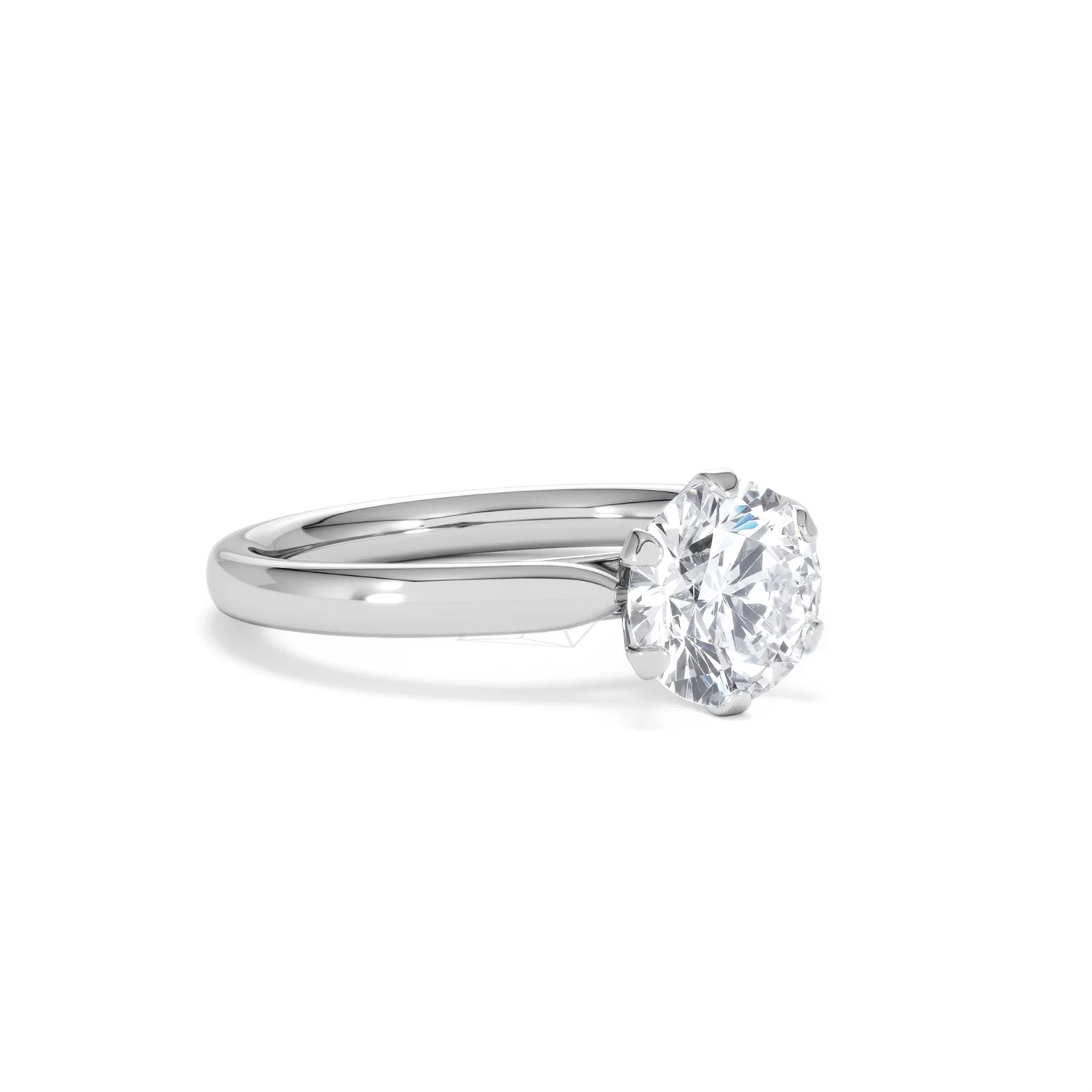 1.5ct Diamond Engagement Ring Low Set Chloe Lab F/VS1 18K White Gold - Image 15