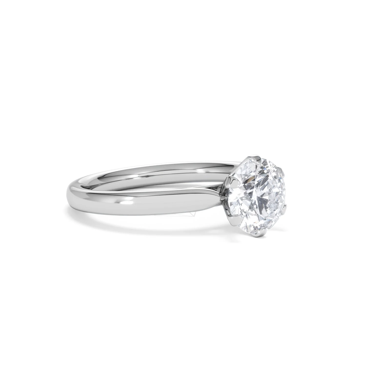 1.5ct Diamond Engagement Ring Low Set Chloe Lab F/VS1 18K White Gold - Image 17